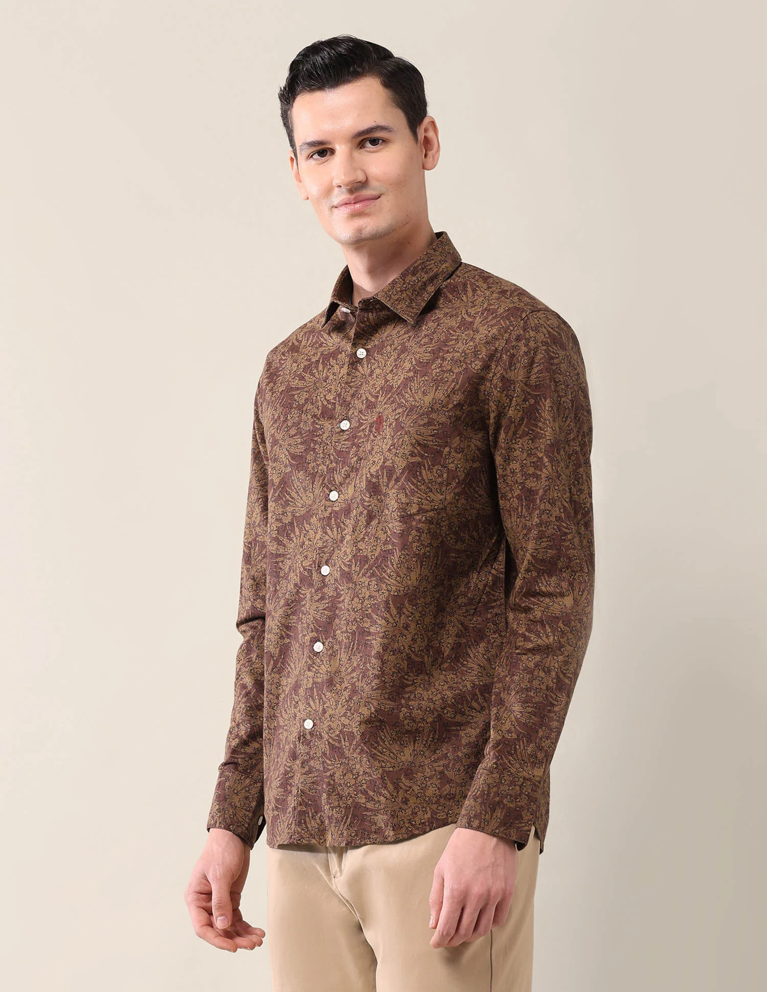 All-Over Printed Tailored Fit Shirt - Image 4