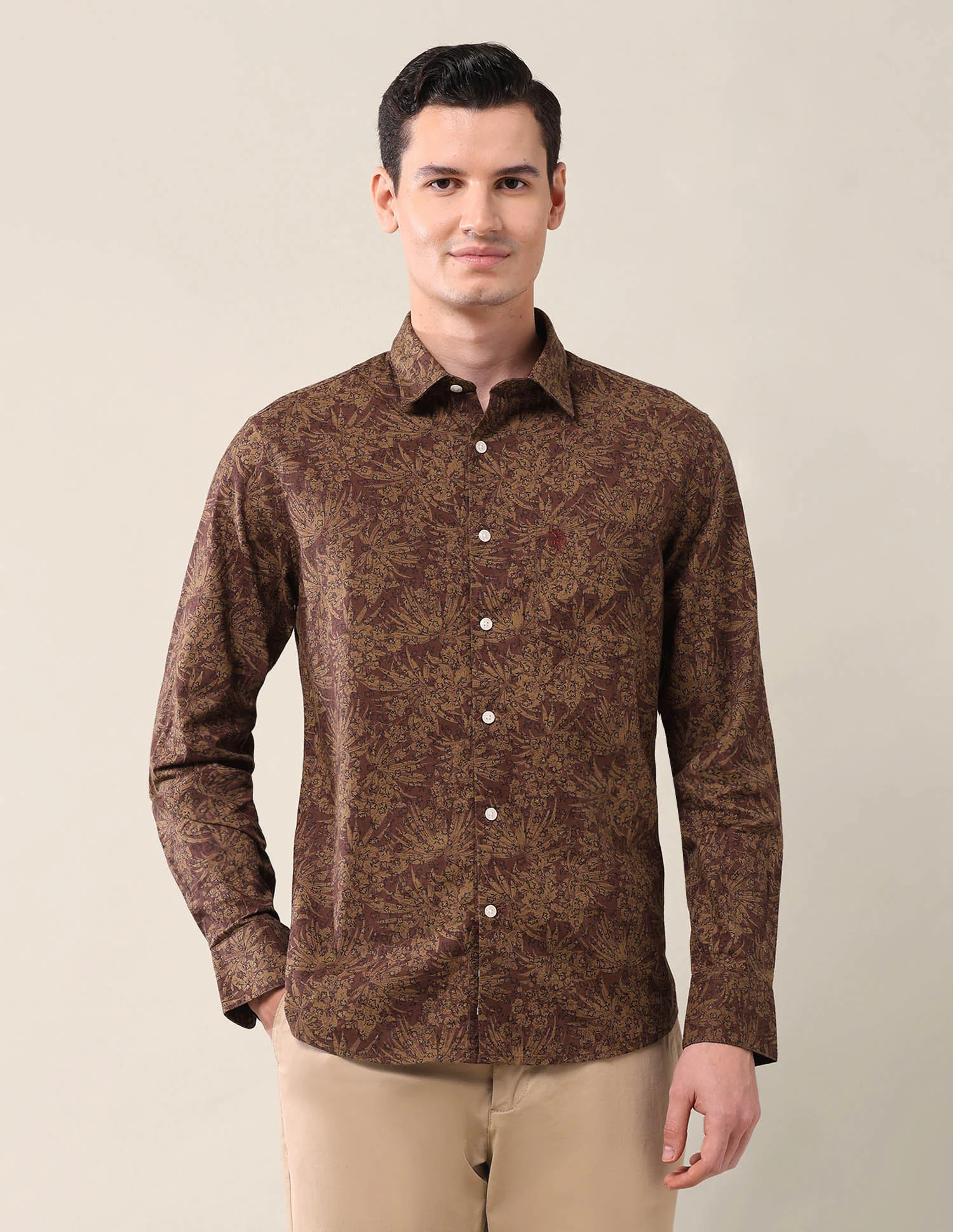 All-Over Printed Tailored Fit Shirt - Image 6