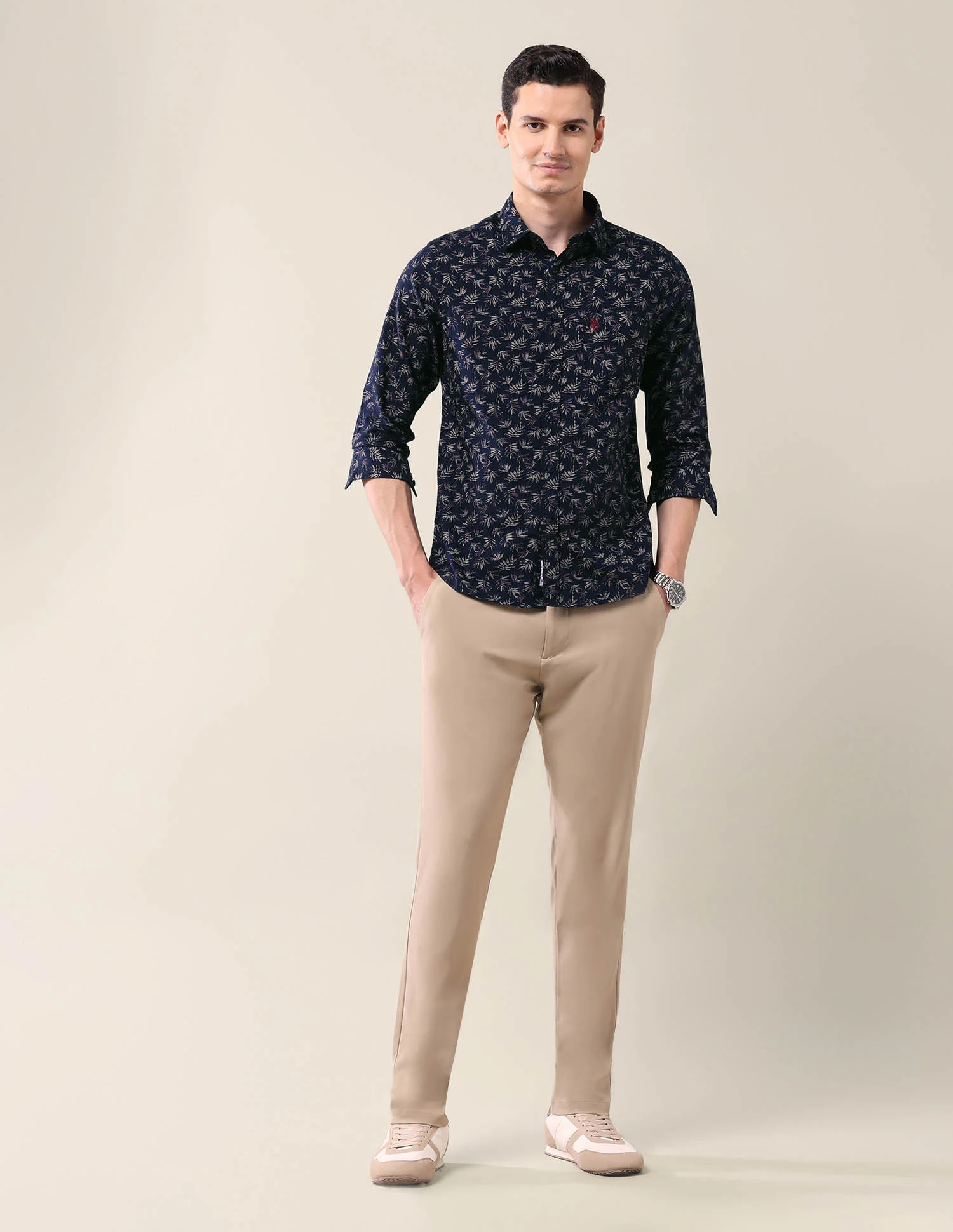 All-Over Printed Tailored Fit Shirt - Image 3