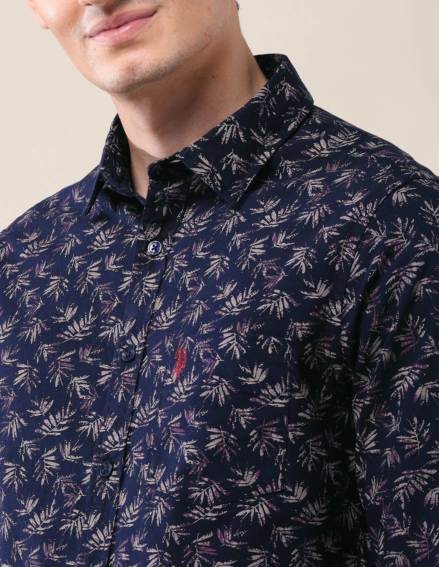 All-Over Printed Tailored Fit Shirt - Image 7