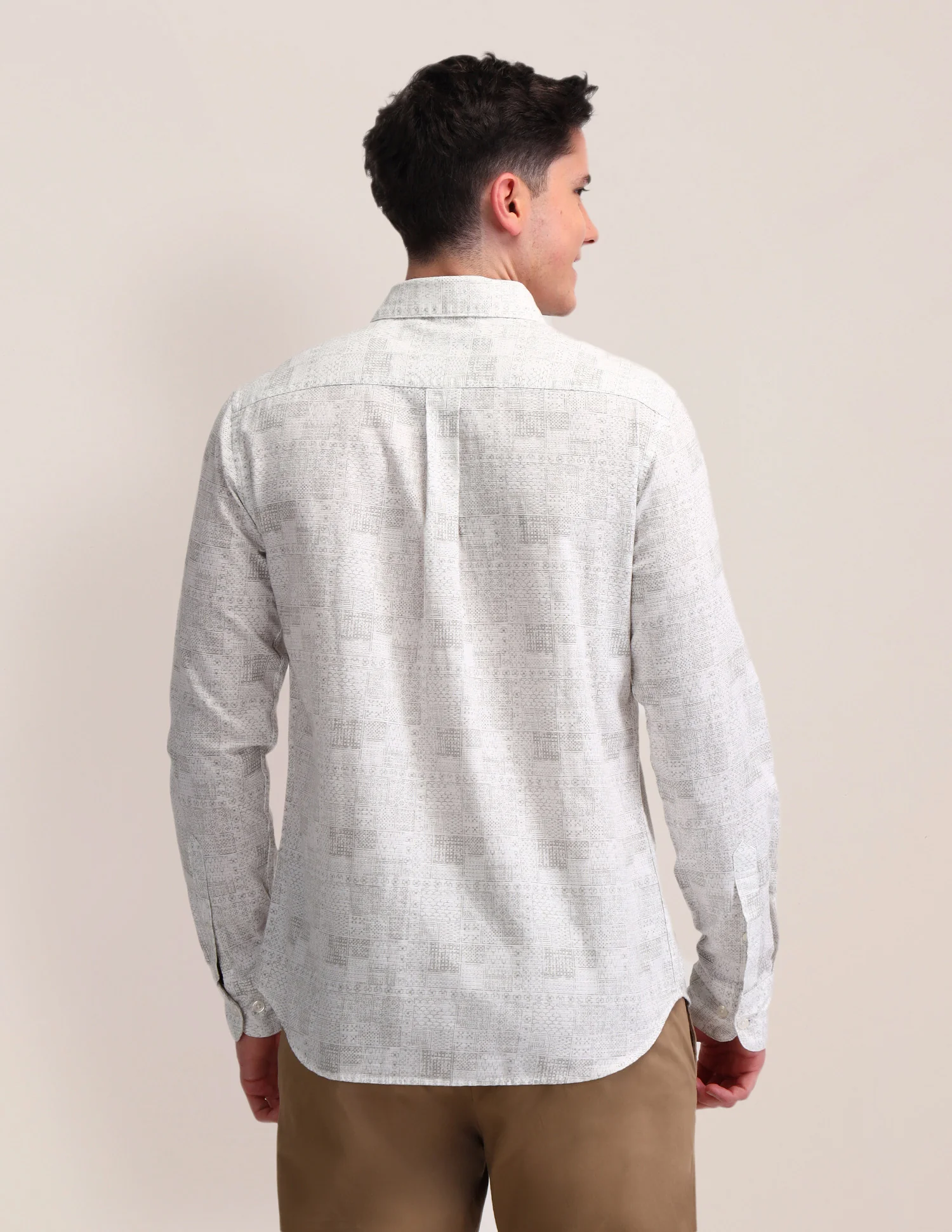 All-Over Printed Tailored Fit Shirt - Image 5