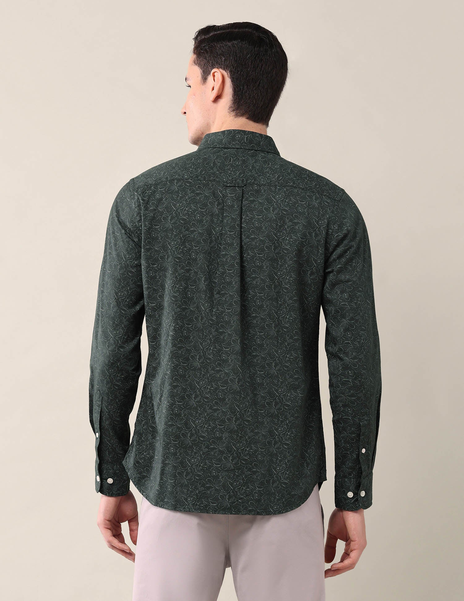 All-Over Printed Tailored Fit Shirt - Image 5