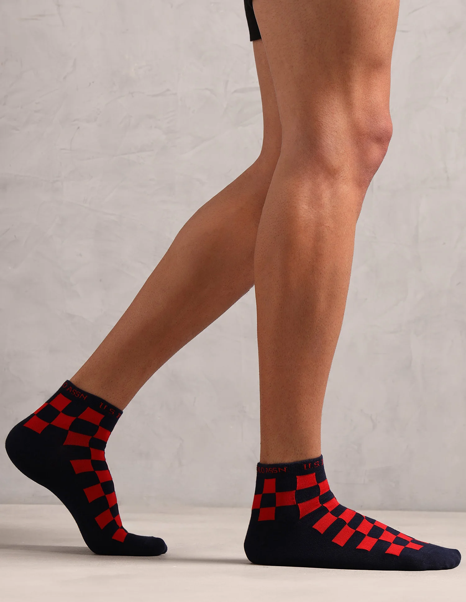 Ankle Length Cotton Stretch ES008 Socks - Pack Of 3 - Image 3