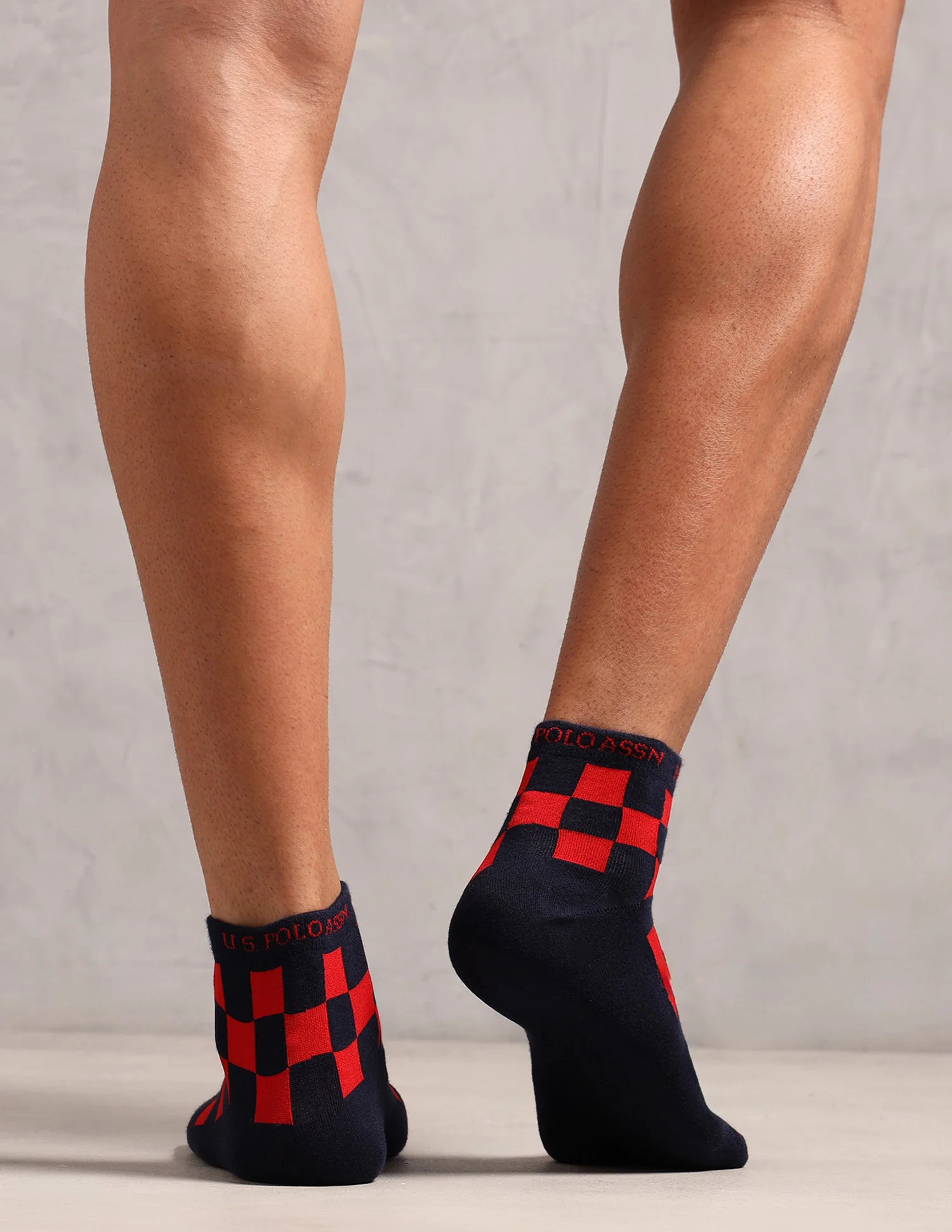 Ankle Length Cotton Stretch ES008 Socks - Pack Of 3 - Image 4