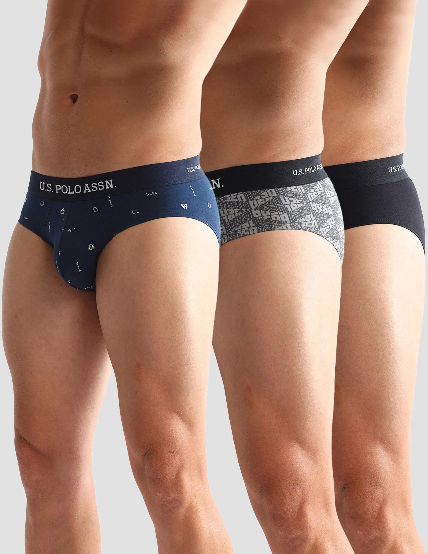 Anti Microbial Printed OEB14 Briefs - Pack Of 3 - Image 8