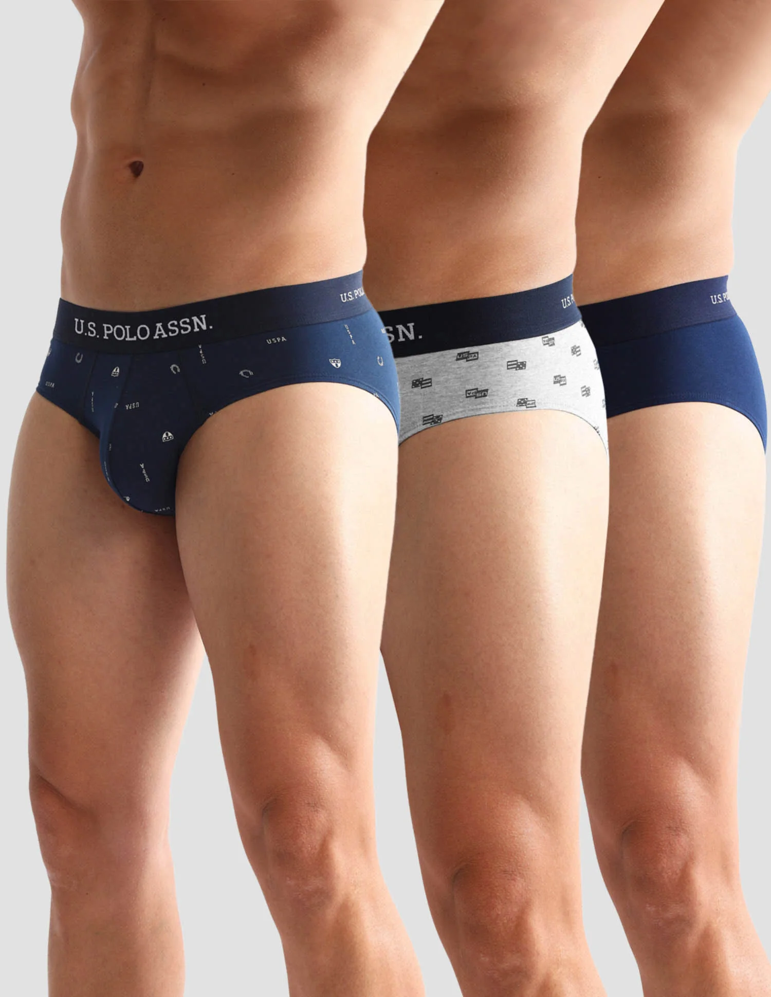Anti Microbial Printed OEB14 Briefs - Pack Of 3 - Image 8