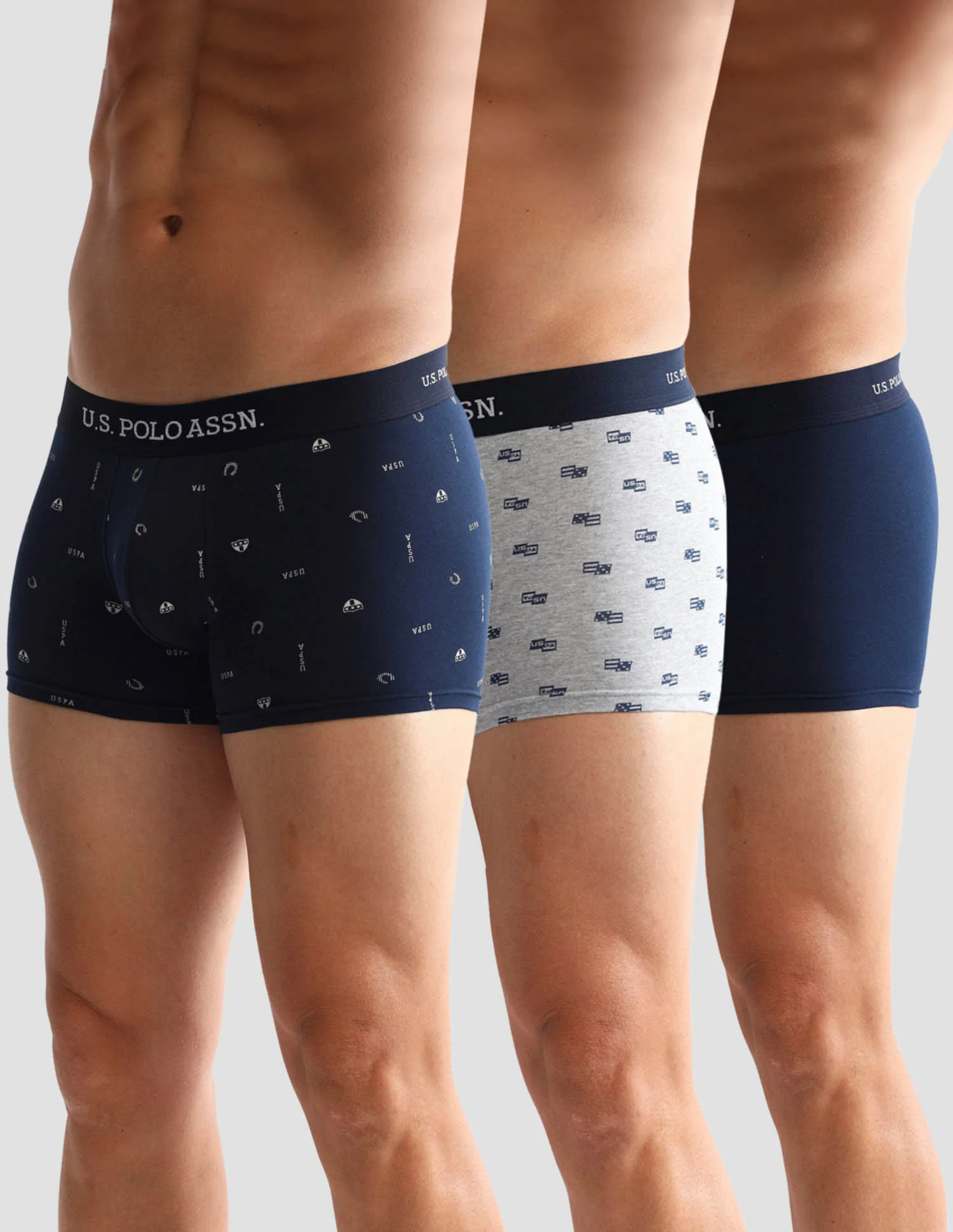 Anti Microbial Printed OET14 Trunks - Pack Of 3 - Image 8
