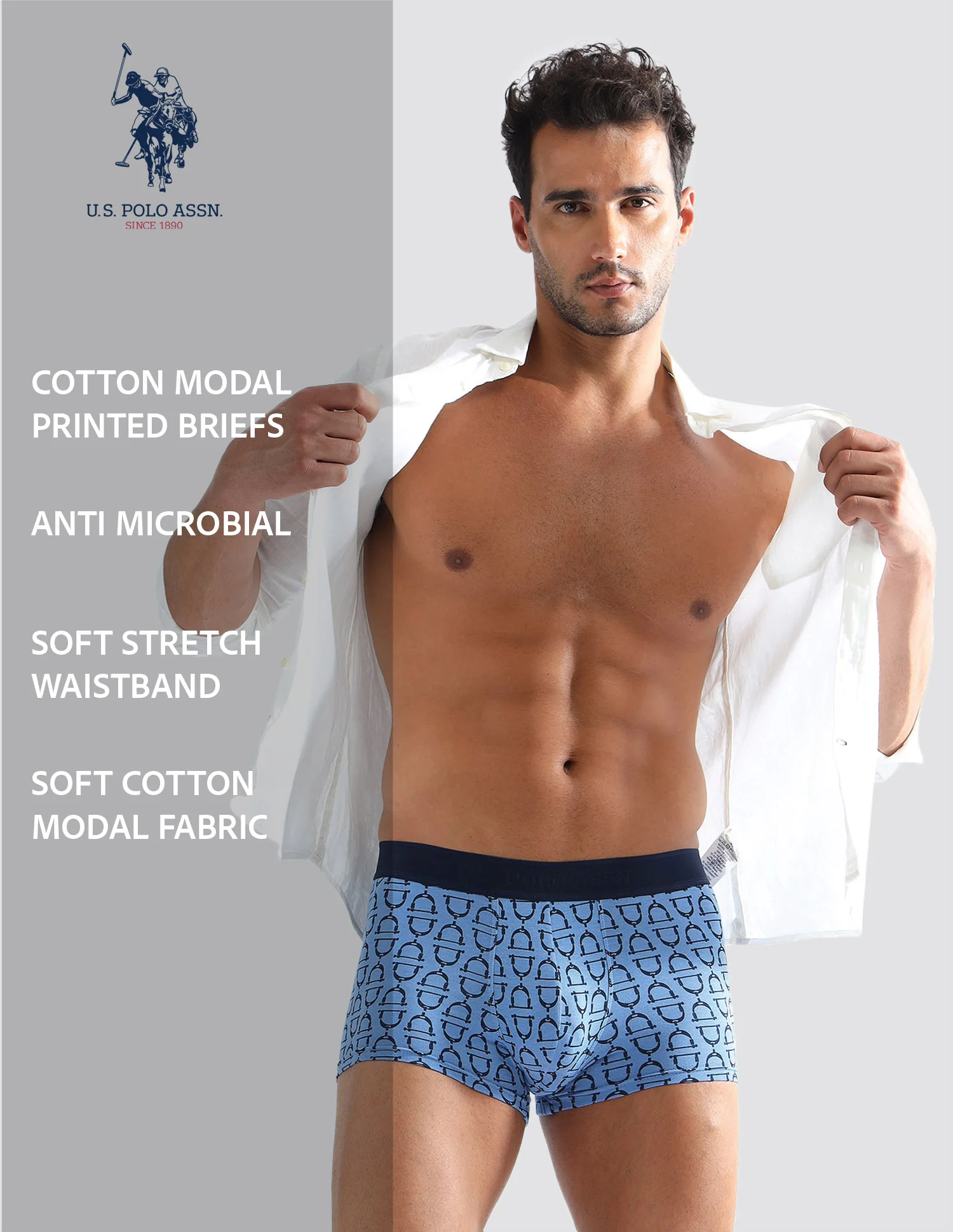 Anti Microbial Printed PT005 Trunks - Pack of 1 - Image 8