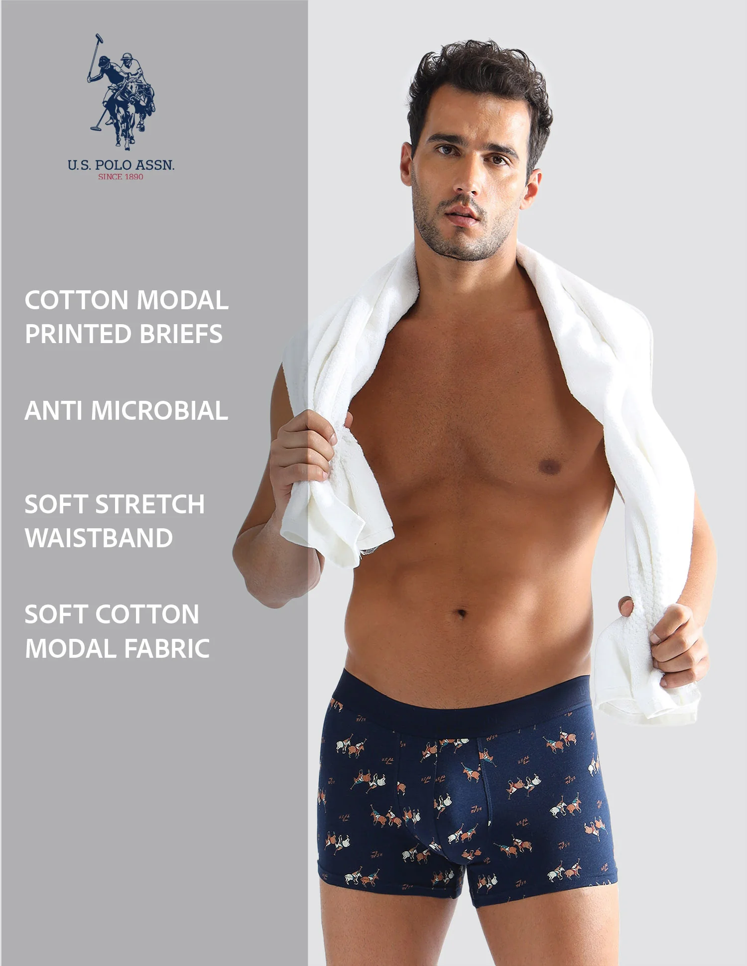 Anti Microbial Printed PT005 Trunks - Pack of 1 - Image 8