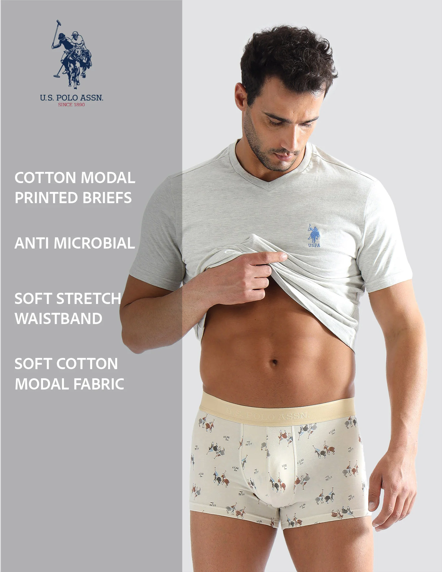 Anti Microbial Printed PT005 Trunks - Pack of 1 - Image 8