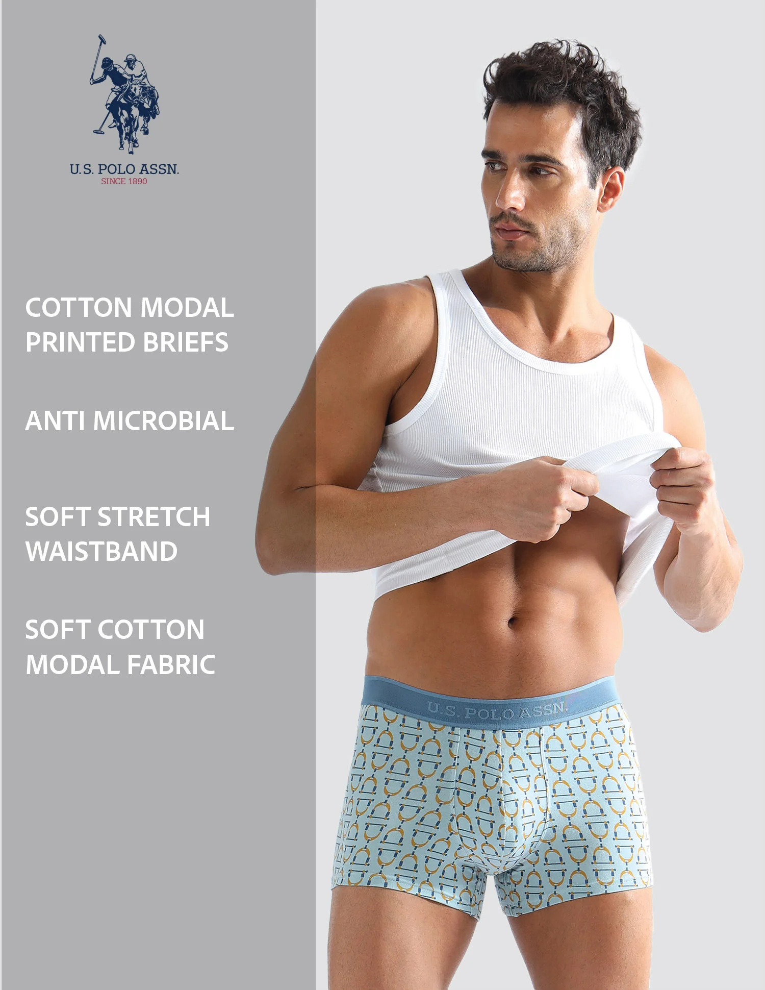 Anti Microbial Printed PT005 Trunks - Pack of 1 - Image 8