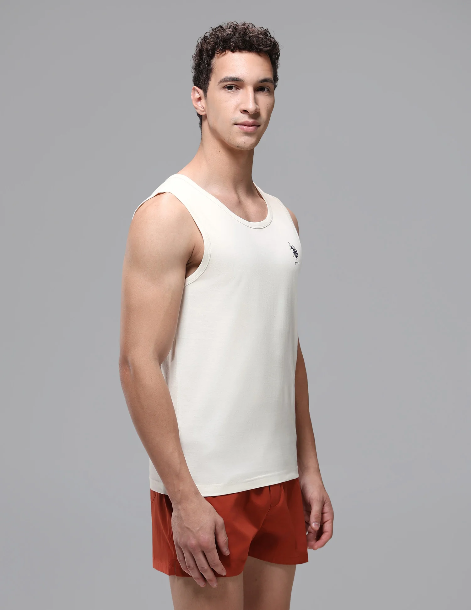 Anti Microbial Pure Cotton OEV08 Vest - Pack Of 2 - Image 4