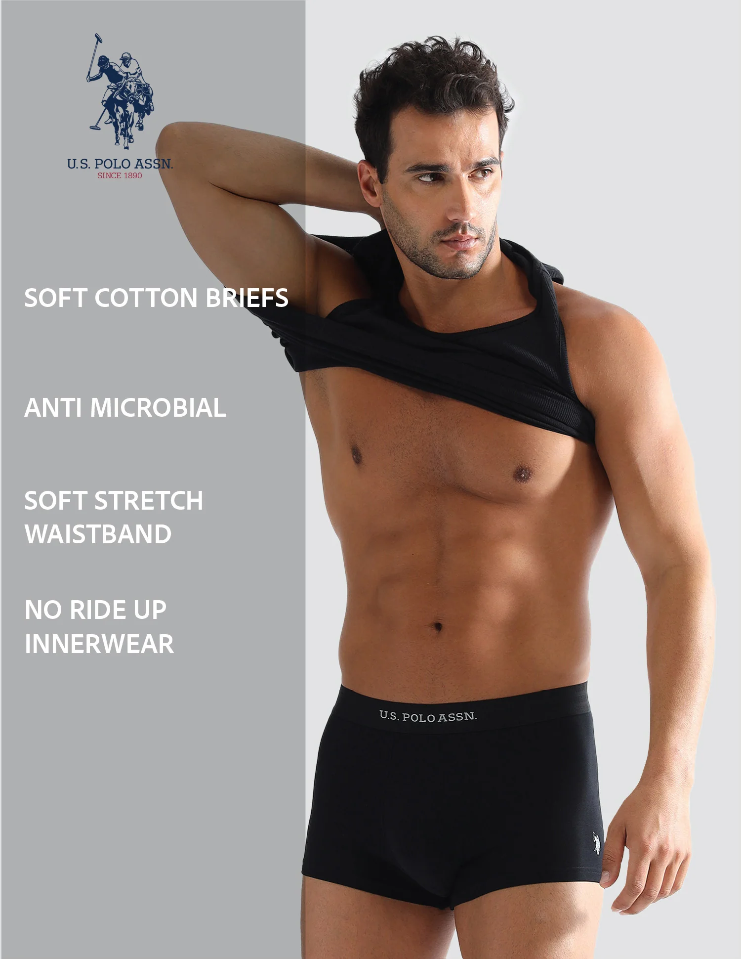 Anti Microbial Lightweight & Stretchable Short Trunk - ET006-002-PL - Image 8