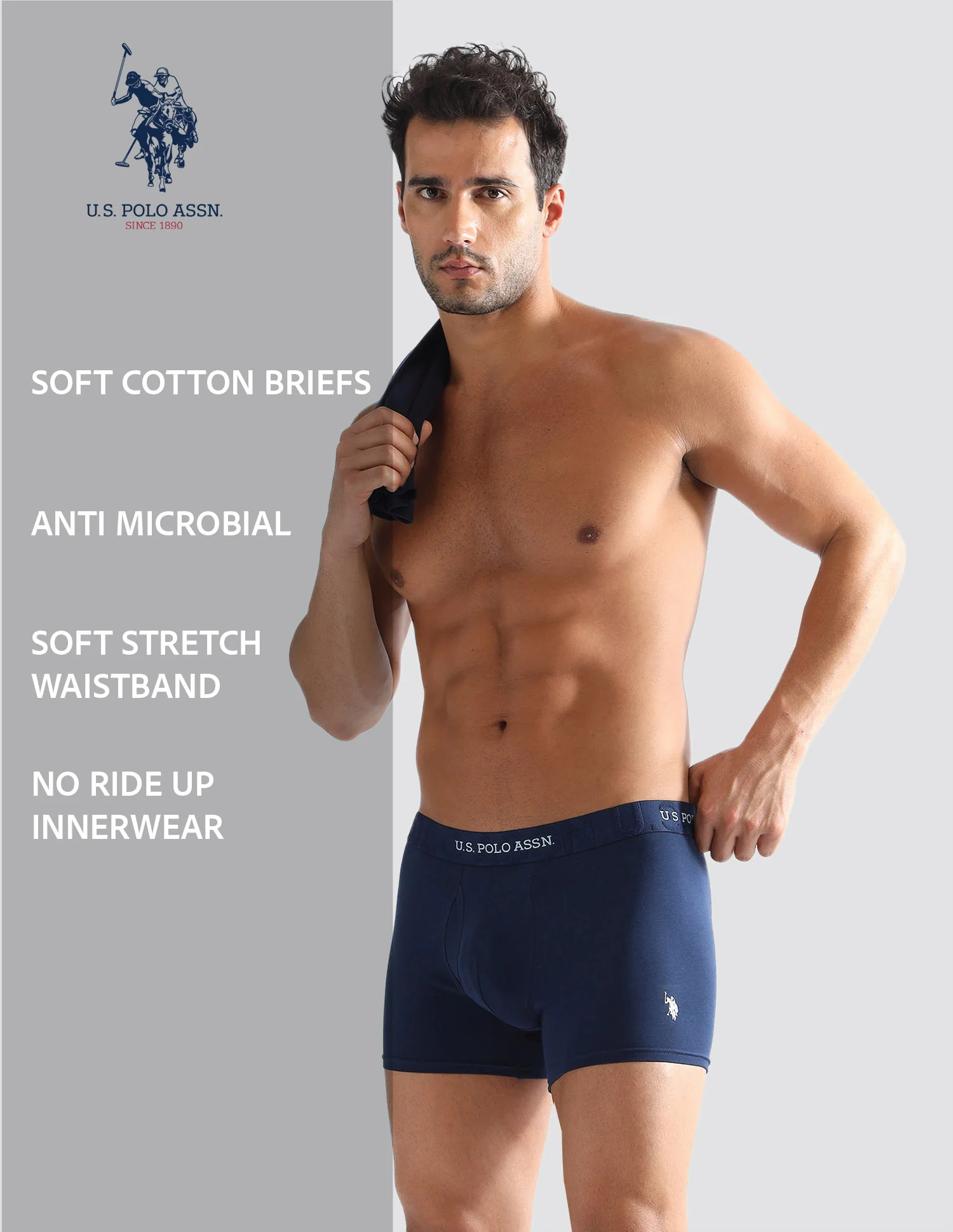 Anti Microbial Solid ET007 Trunks - Pack of 1 - Image 8