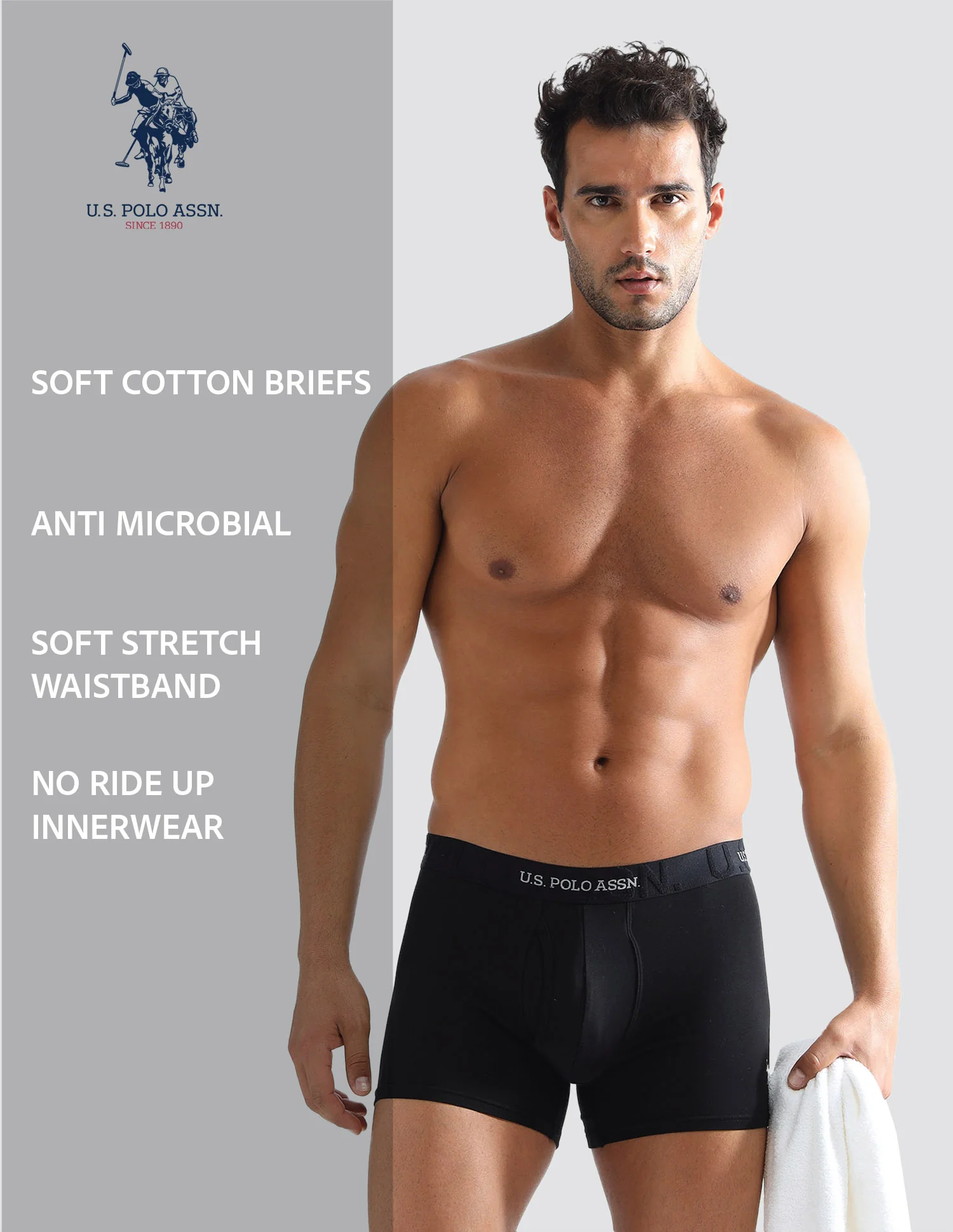 Anti Microbial Solid ET007 Trunks - Pack of 1 - Image 8