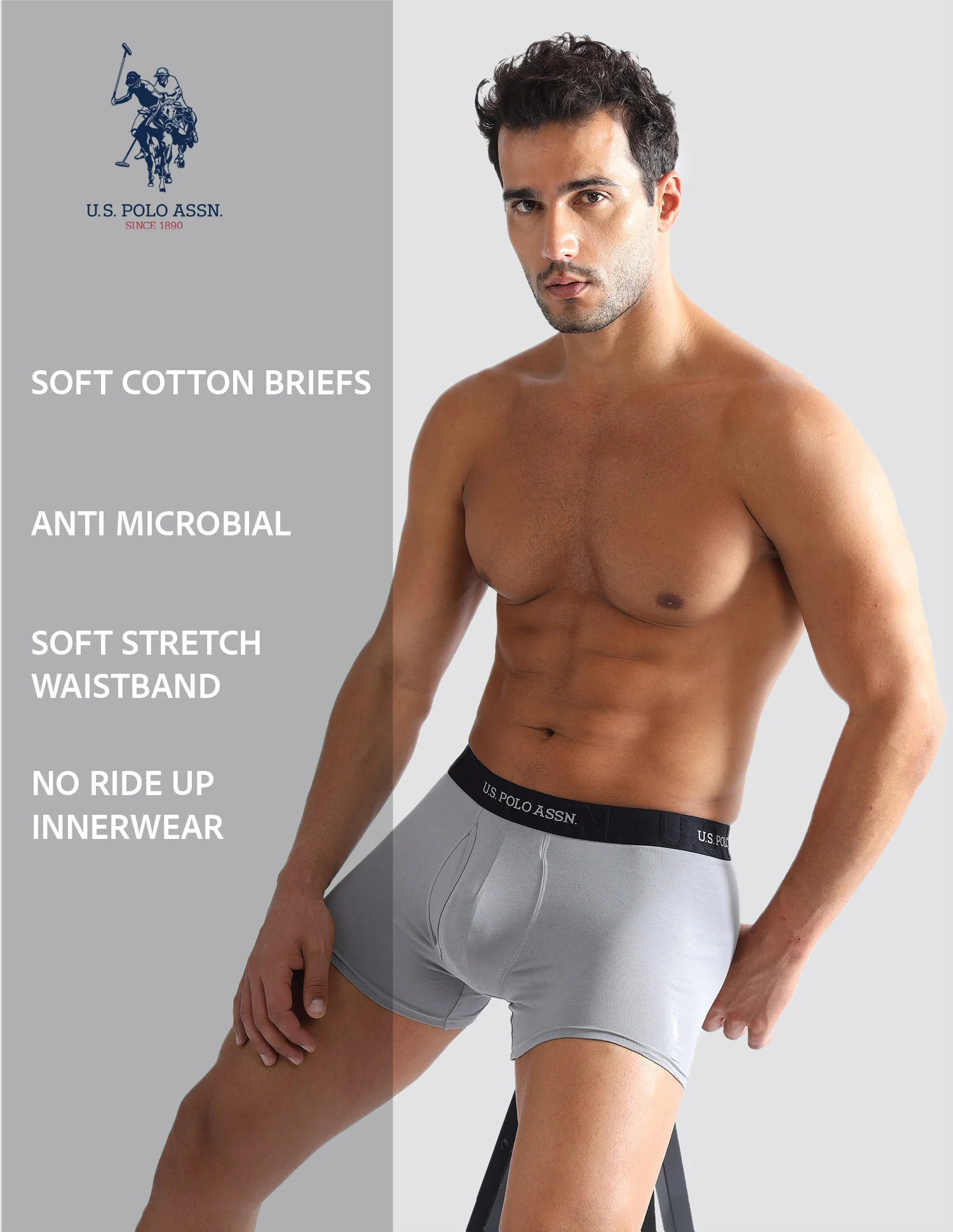 Anti Microbial Solid ET007 Trunks - Pack of 1 - Image 8