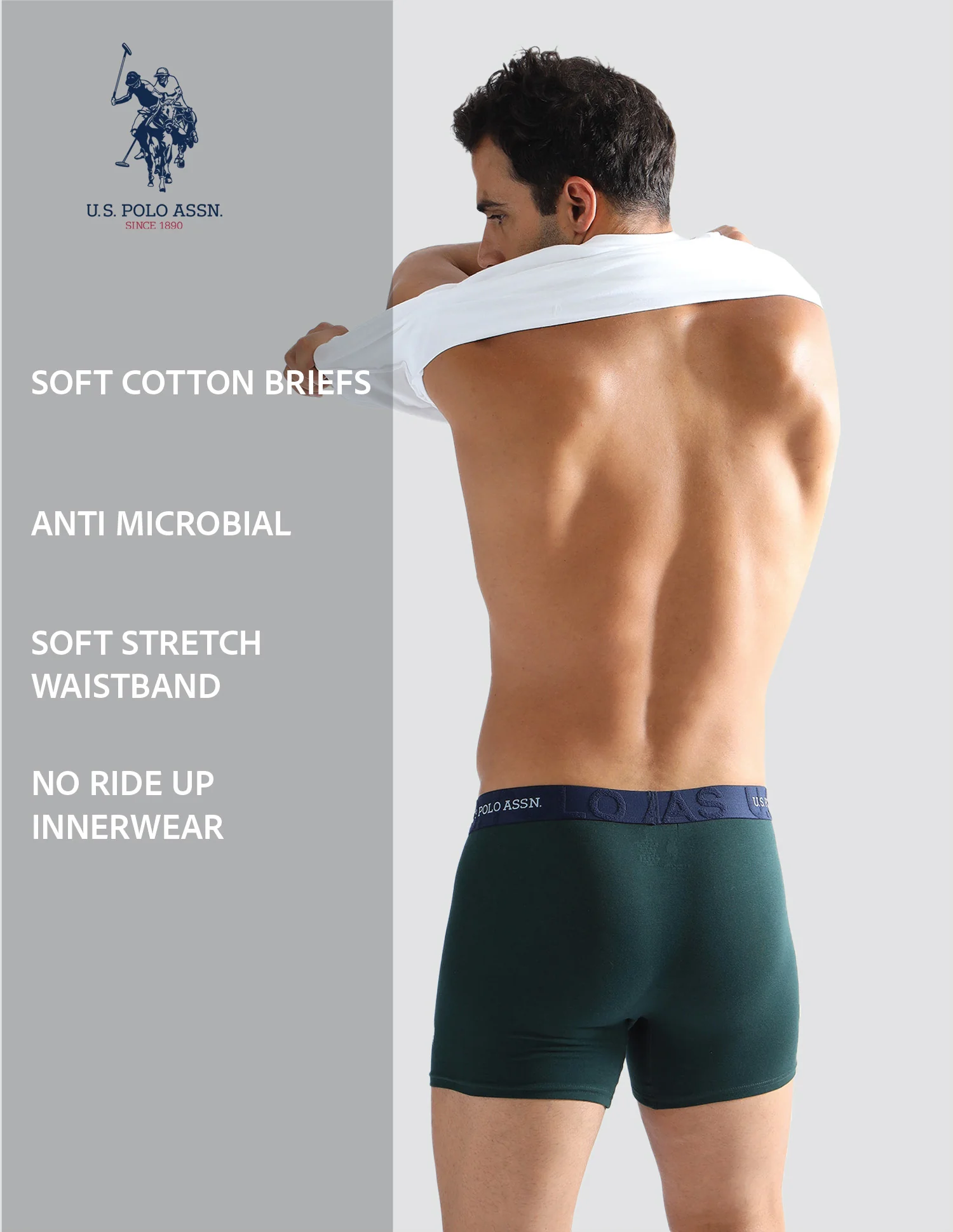 Anti Microbial Solid ET007 Trunks - Pack of 1 - Image 8
