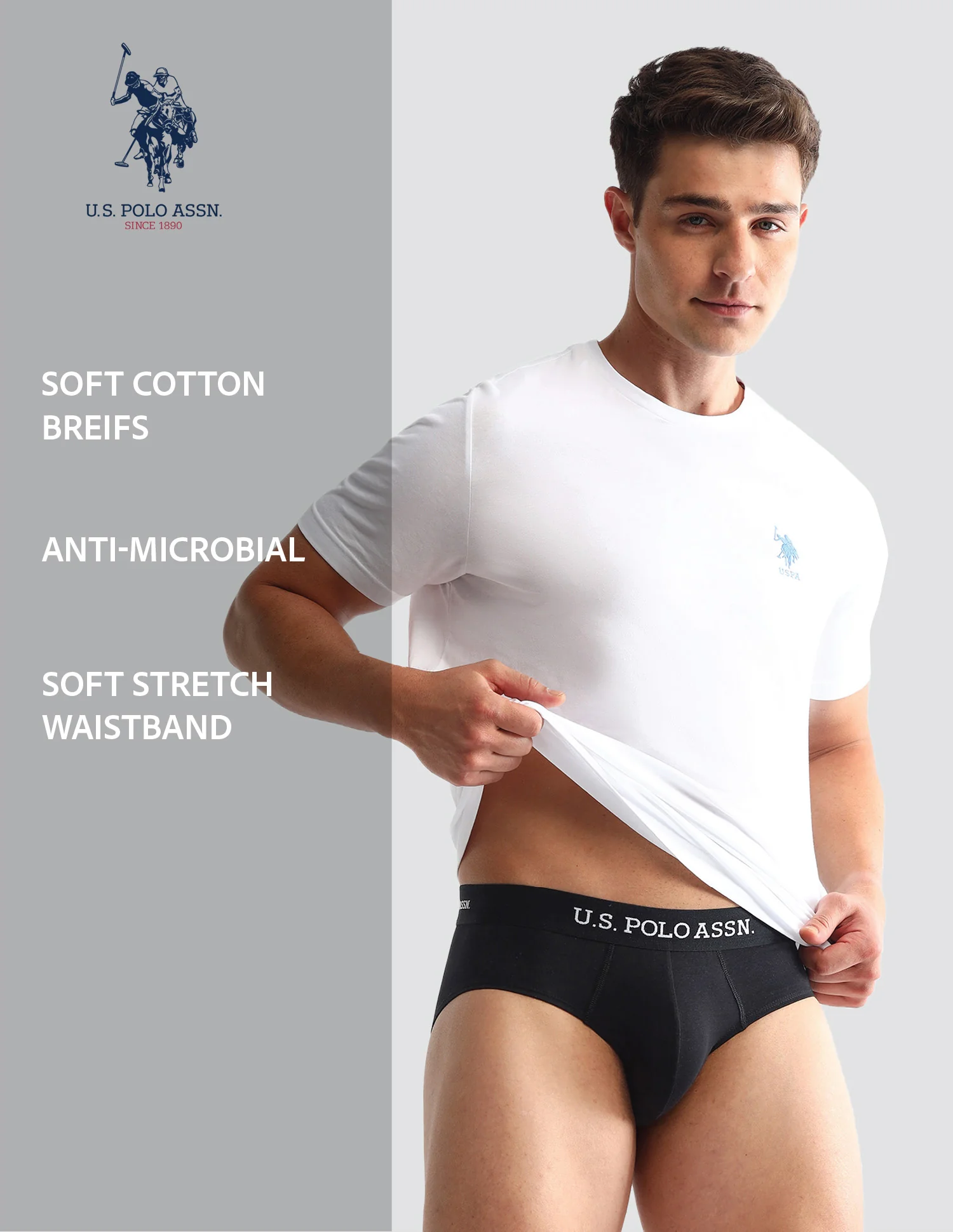 Anti Microbial Solid OEB13 Briefs - Pack Of 3 - Image 12