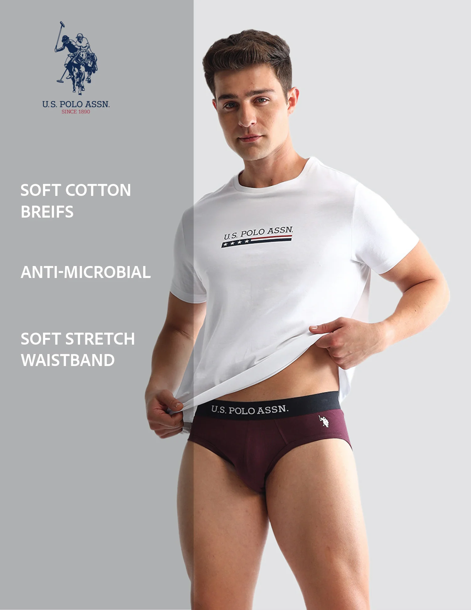 Anti Microbial Solid OEB13 Briefs - Pack Of 3 - Image 12
