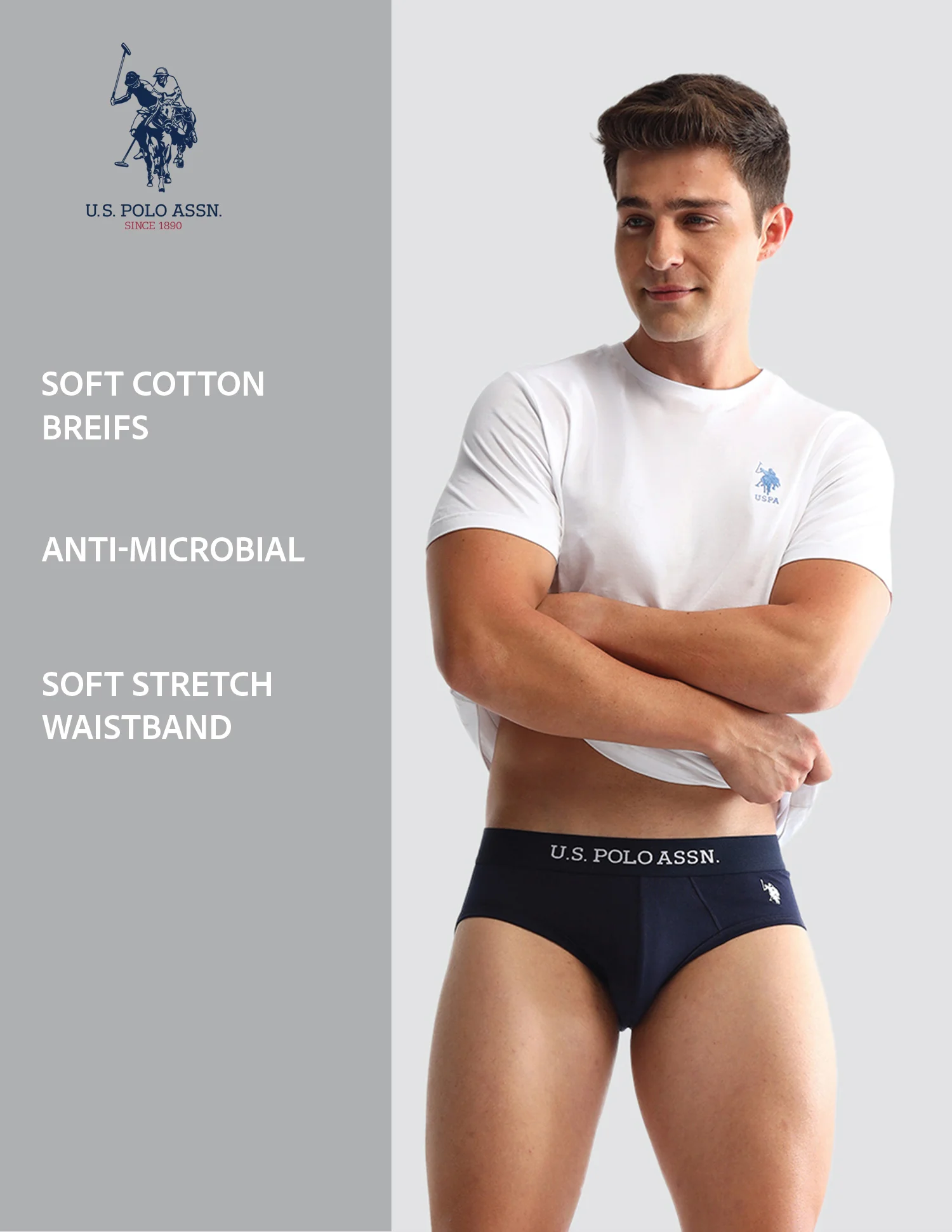 Anti Microbial Solid OEB13 Briefs - Pack Of 3 - Image 11