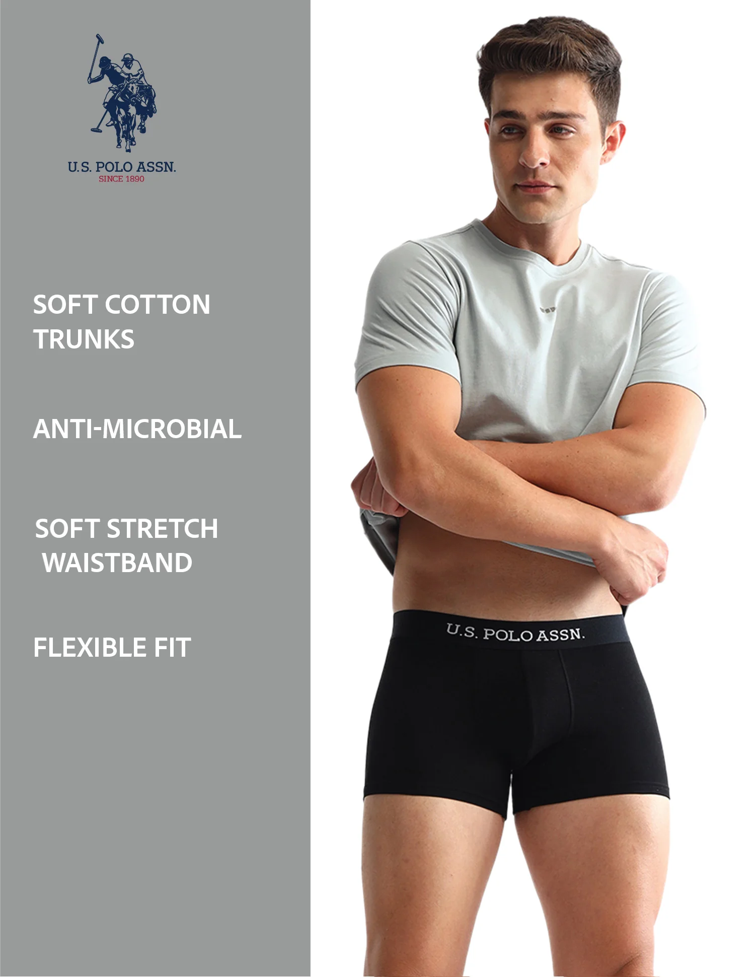 Anti Microbial Solid OET13 Trunks - Pack Of 3 - Image 12