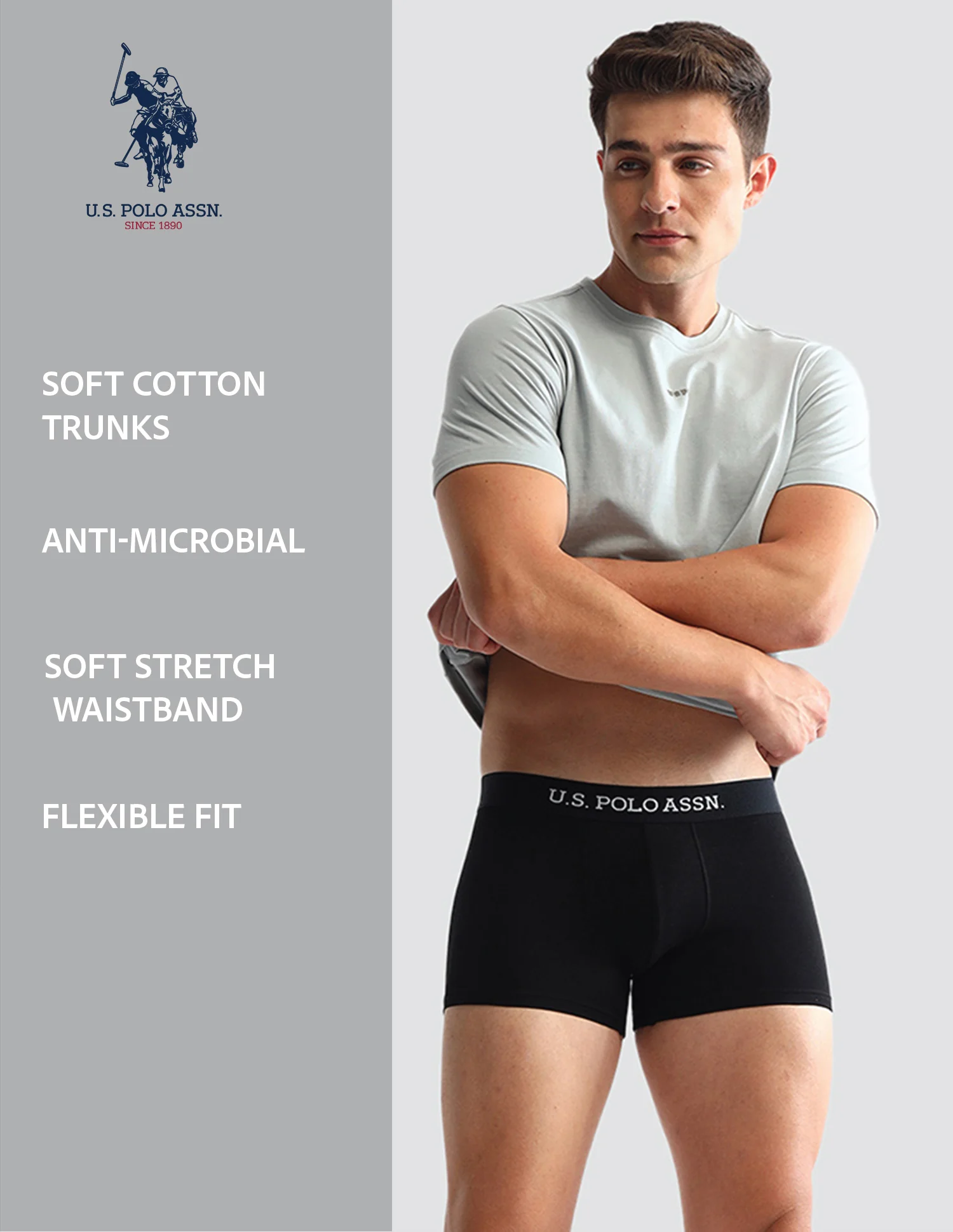 Anti Microbial Solid OET13 Trunks - Pack Of 3 - Image 12