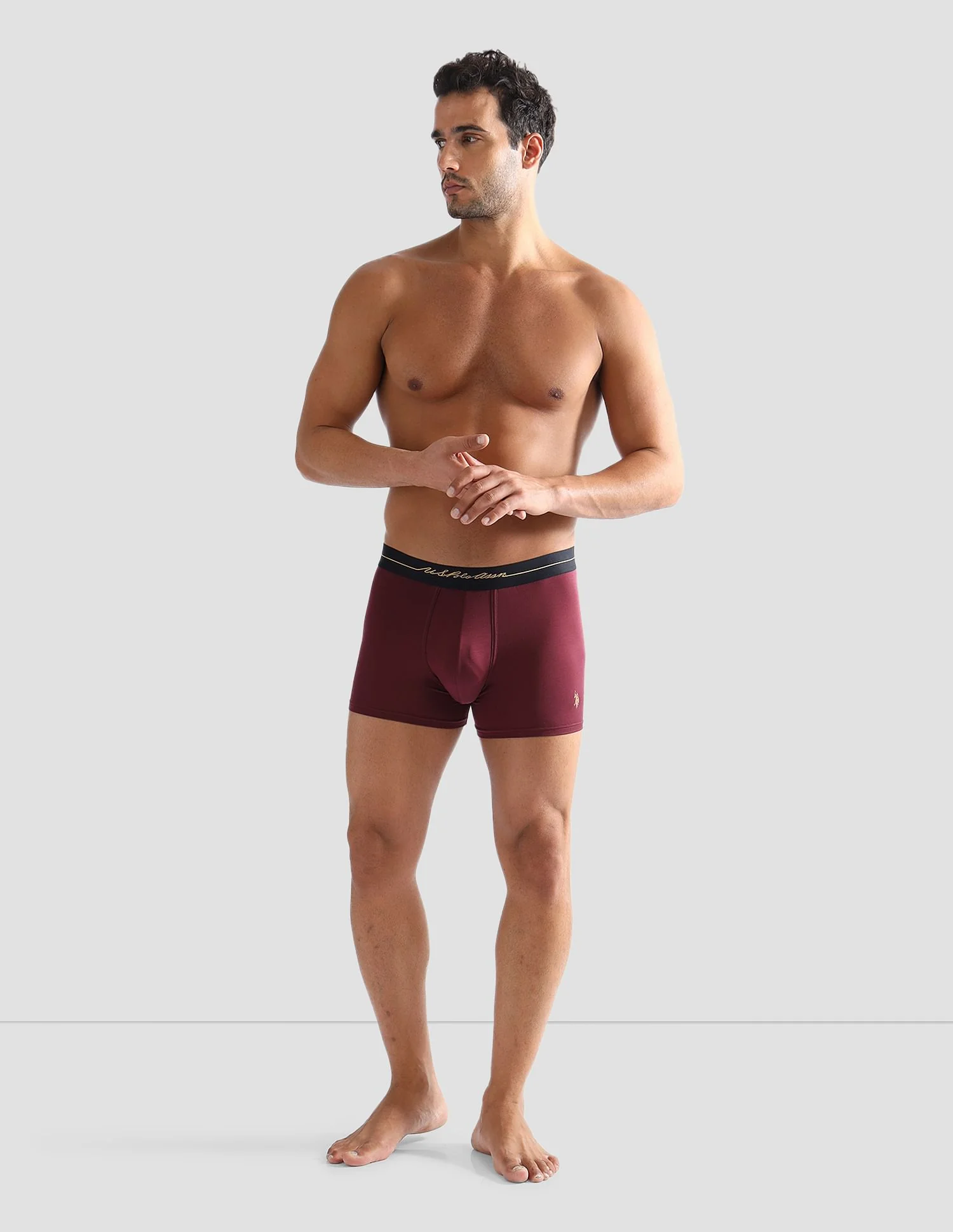 Anti Microbial Solid PT004 Trunks - Pack of 1 - Image 3