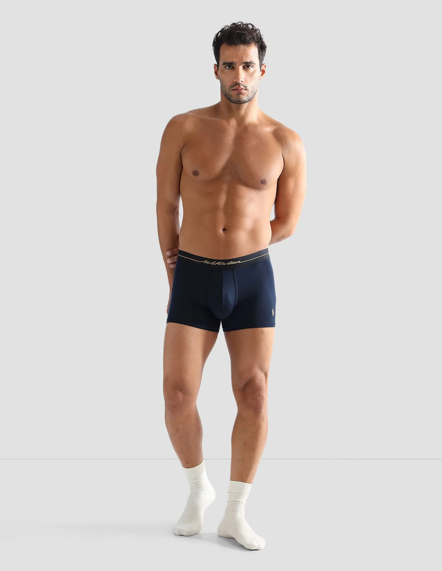Anti Microbial Solid PT004 Trunks - Pack of 1 - Image 3