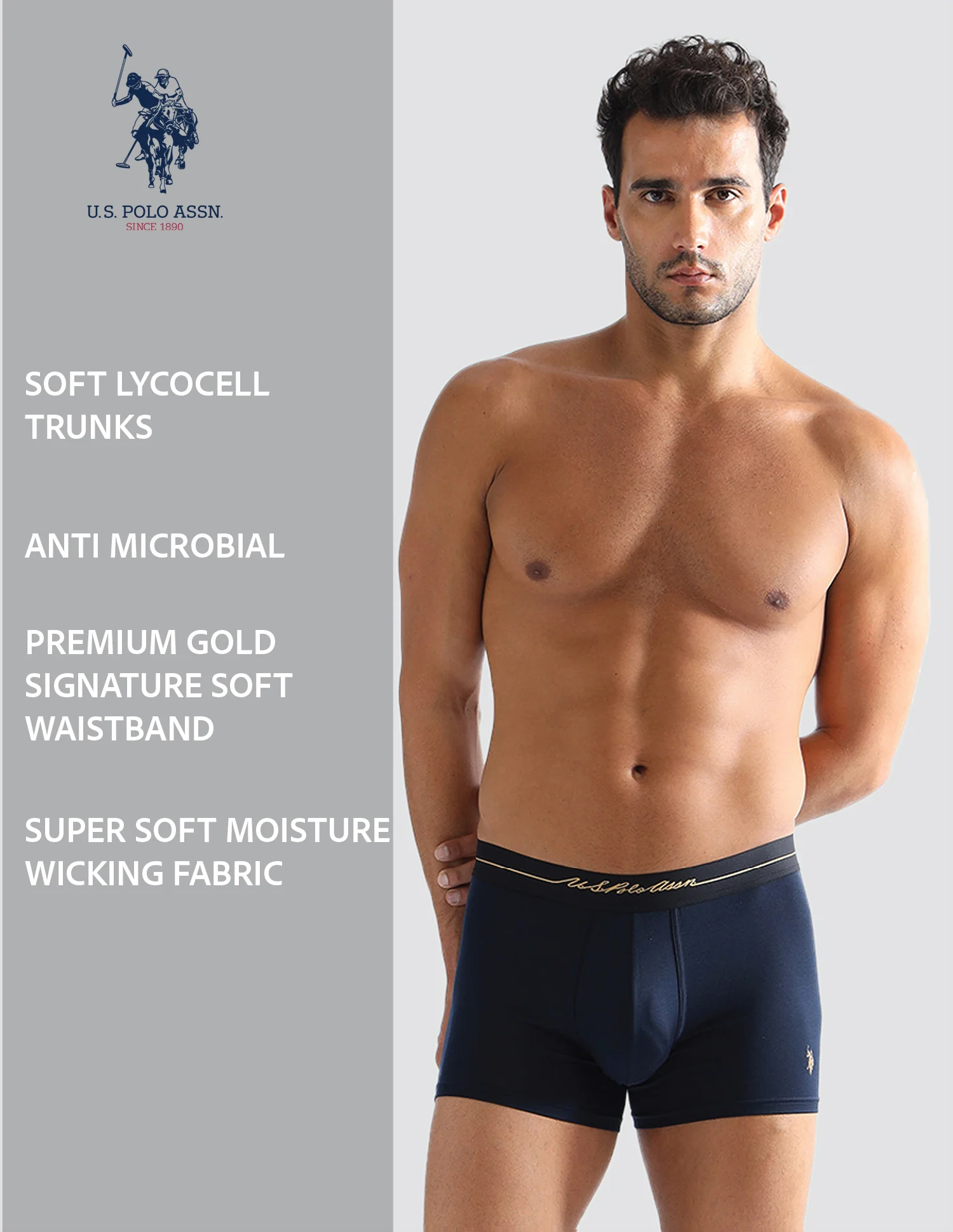 Anti Microbial Solid PT004 Trunks - Pack of 1 - Image 8