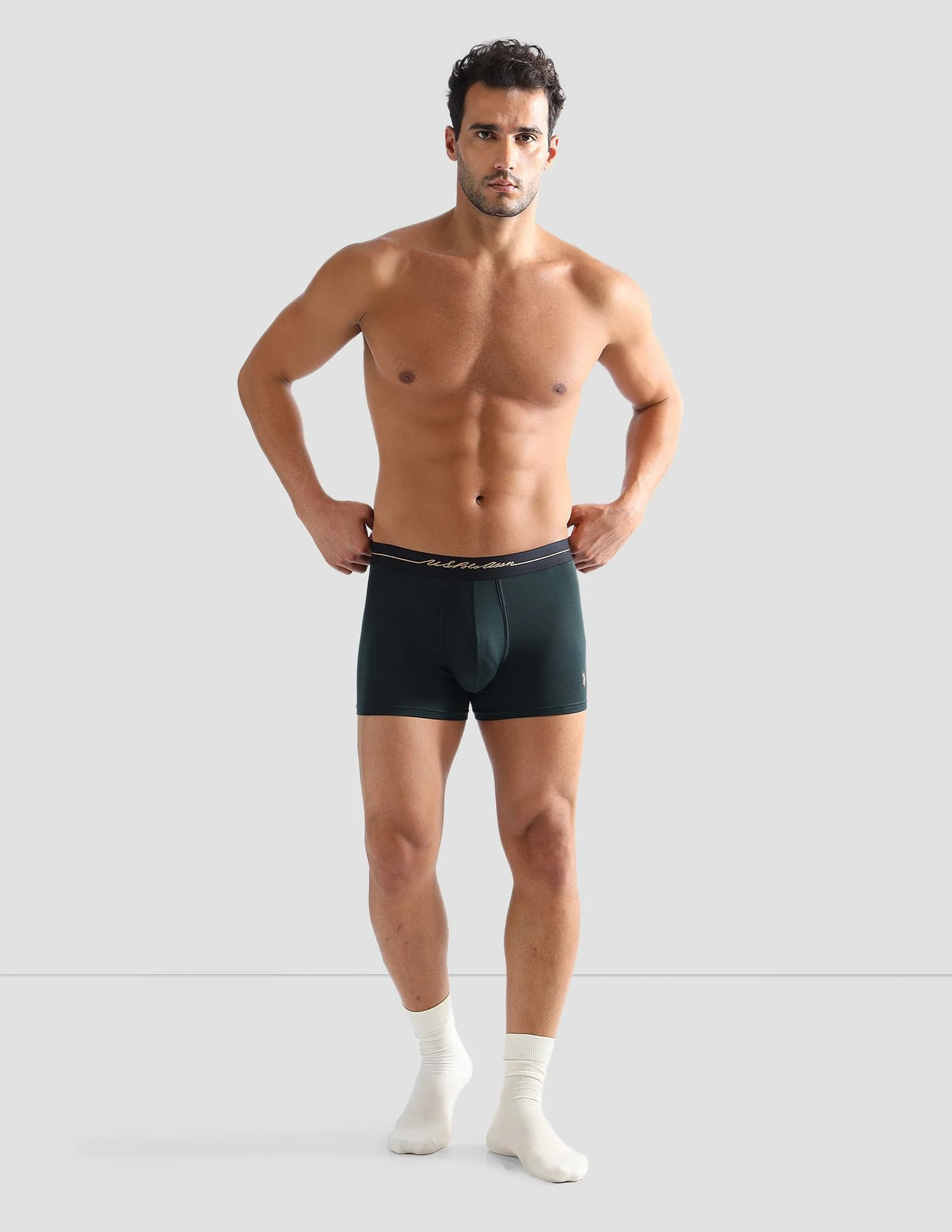 Anti Microbial Solid PT004 Trunks - Pack of 1 - Image 3