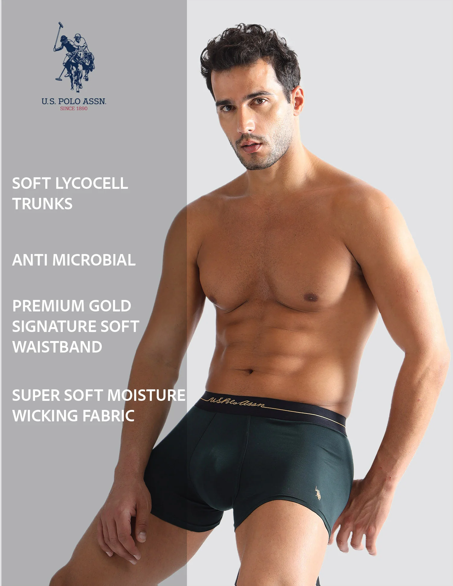 Anti Microbial Solid PT004 Trunks - Pack of 1 - Image 8