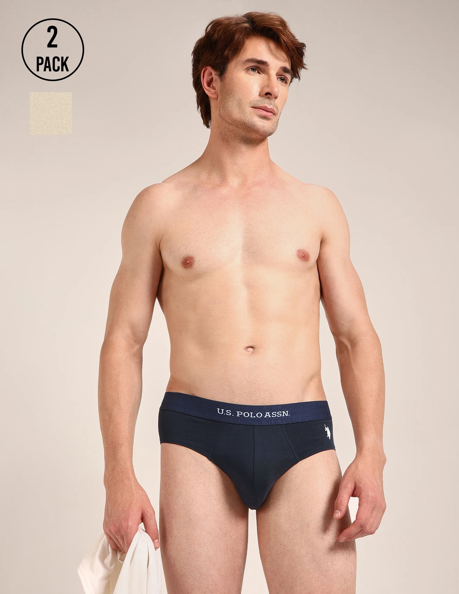 Antibacterial Dual Layered OEB21 Brief - Pack Of 2