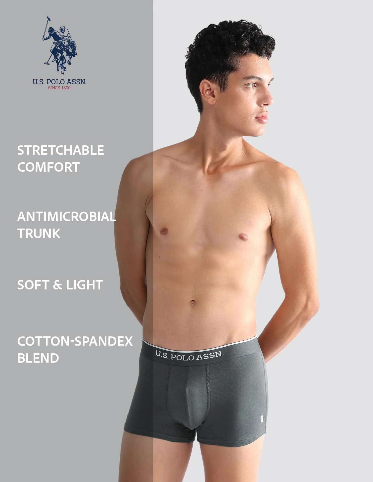 Antibacterial Solid ET004 Trunks - Pack Of 2 - Image 10