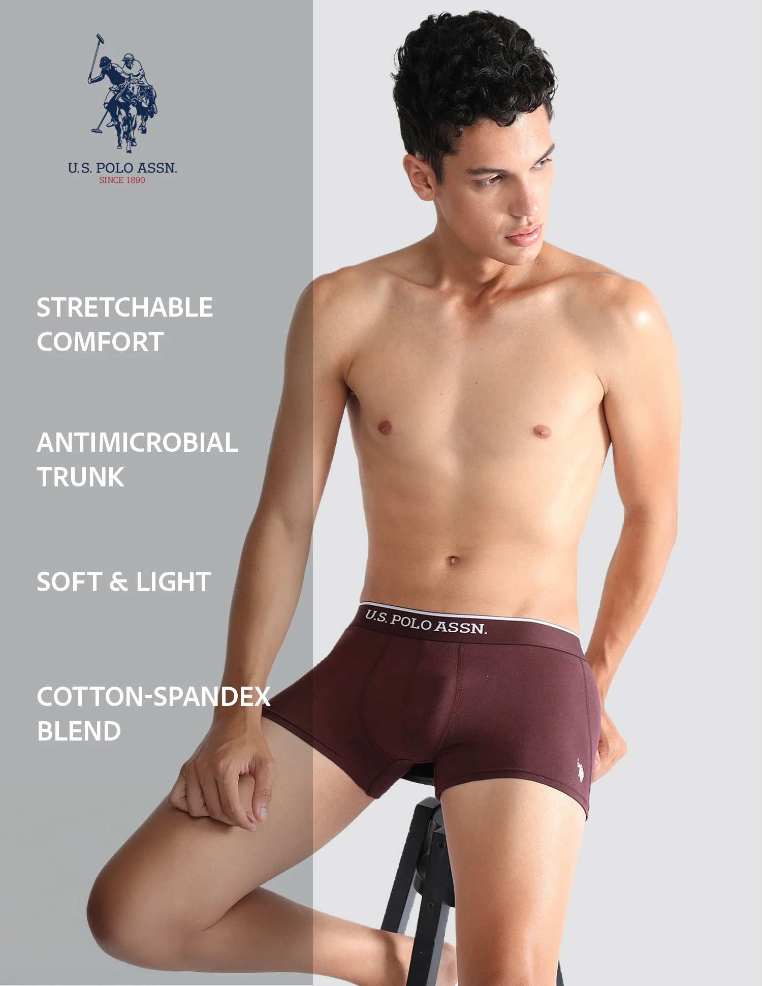 Antibacterial Solid ET004 Trunks - Pack Of 2 - Image 10