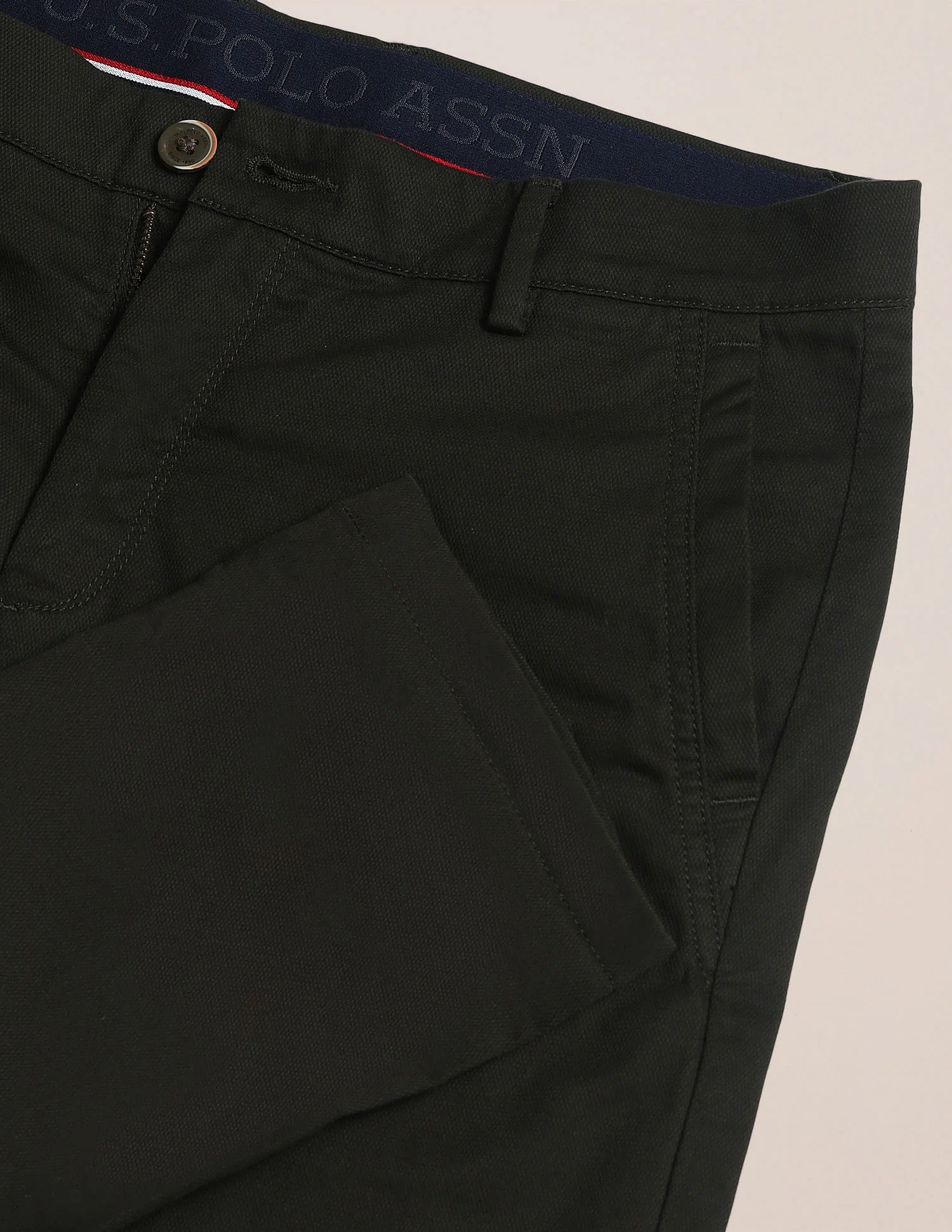 Austin Fit Solid Trousers - Image 2