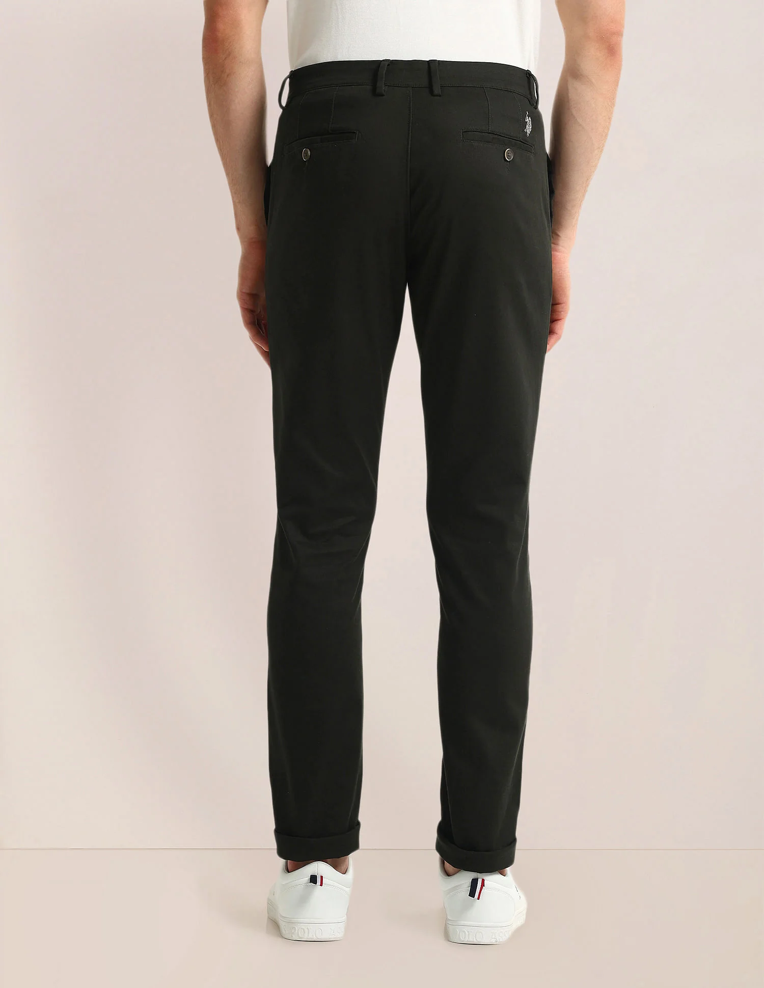 Austin Fit Solid Trousers - Image 4