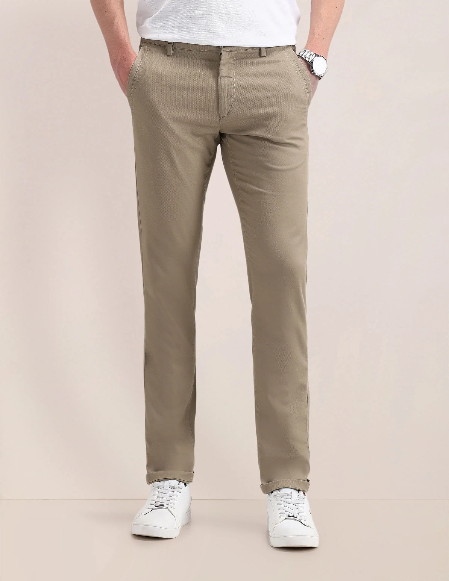 Austin Fit Solid Trousers