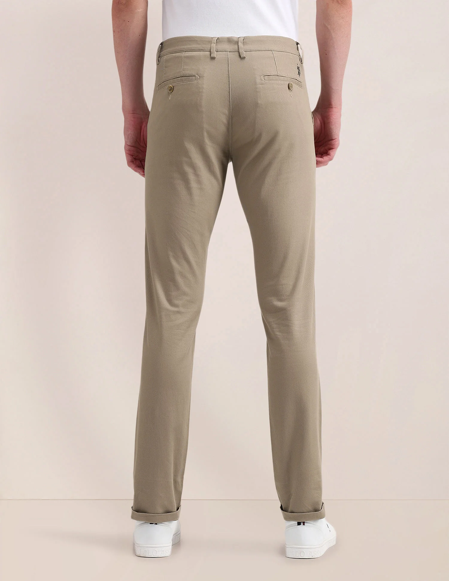 Austin Fit Solid Trousers - Image 5