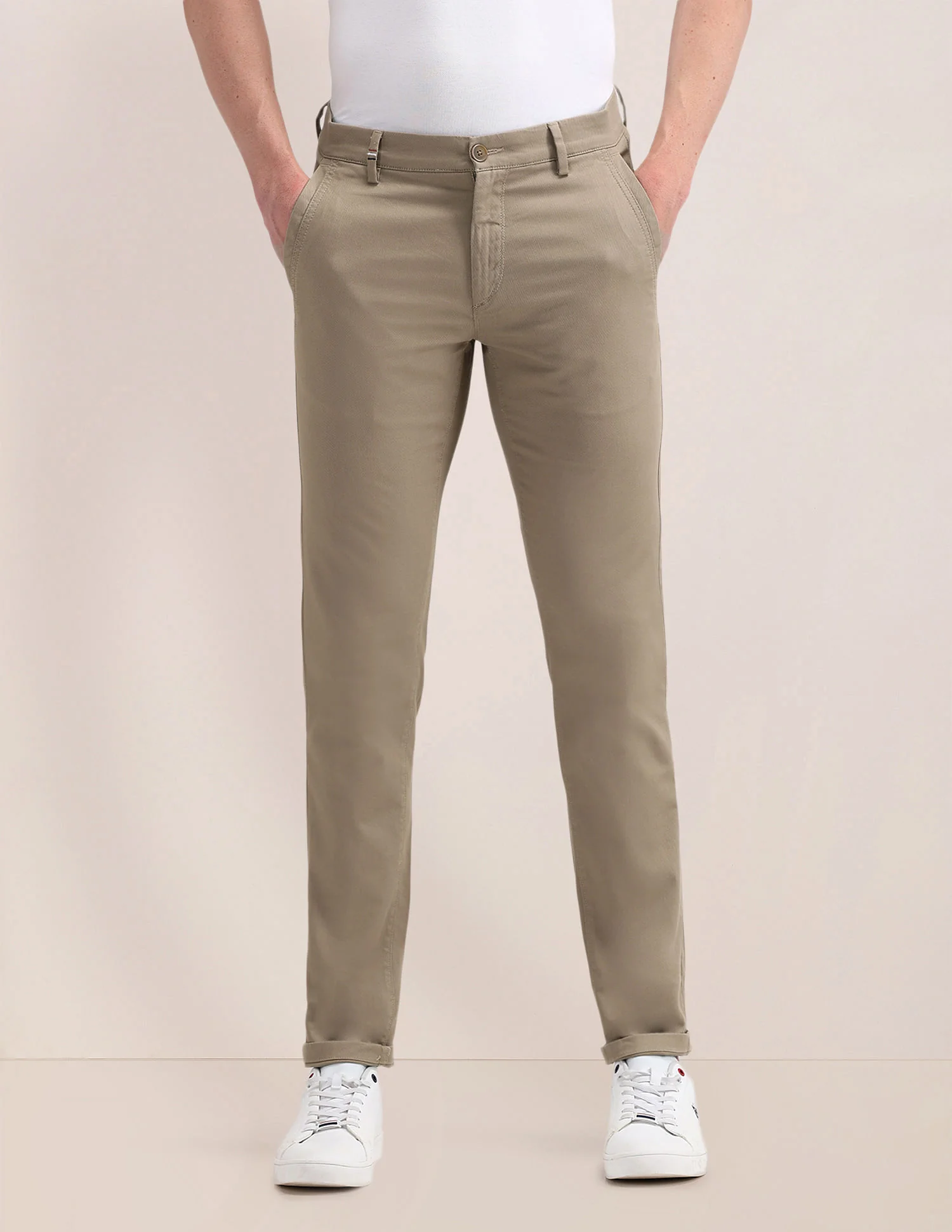 Austin Fit Solid Trousers - Image 6
