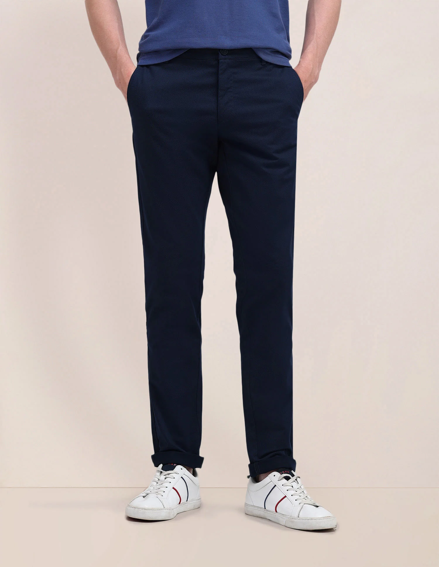 Austin Fit Solid Trousers