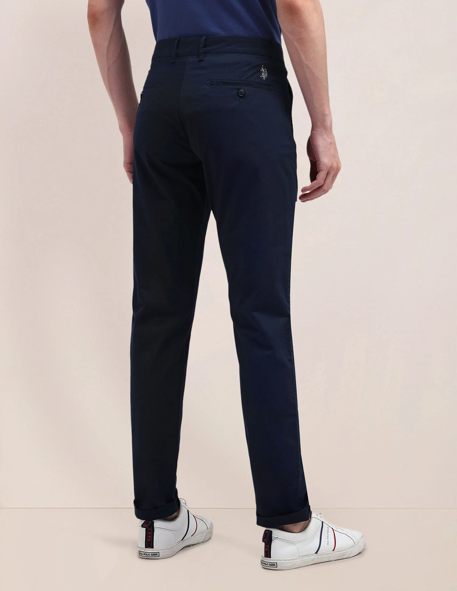 Austin Fit Solid Trousers - Image 5