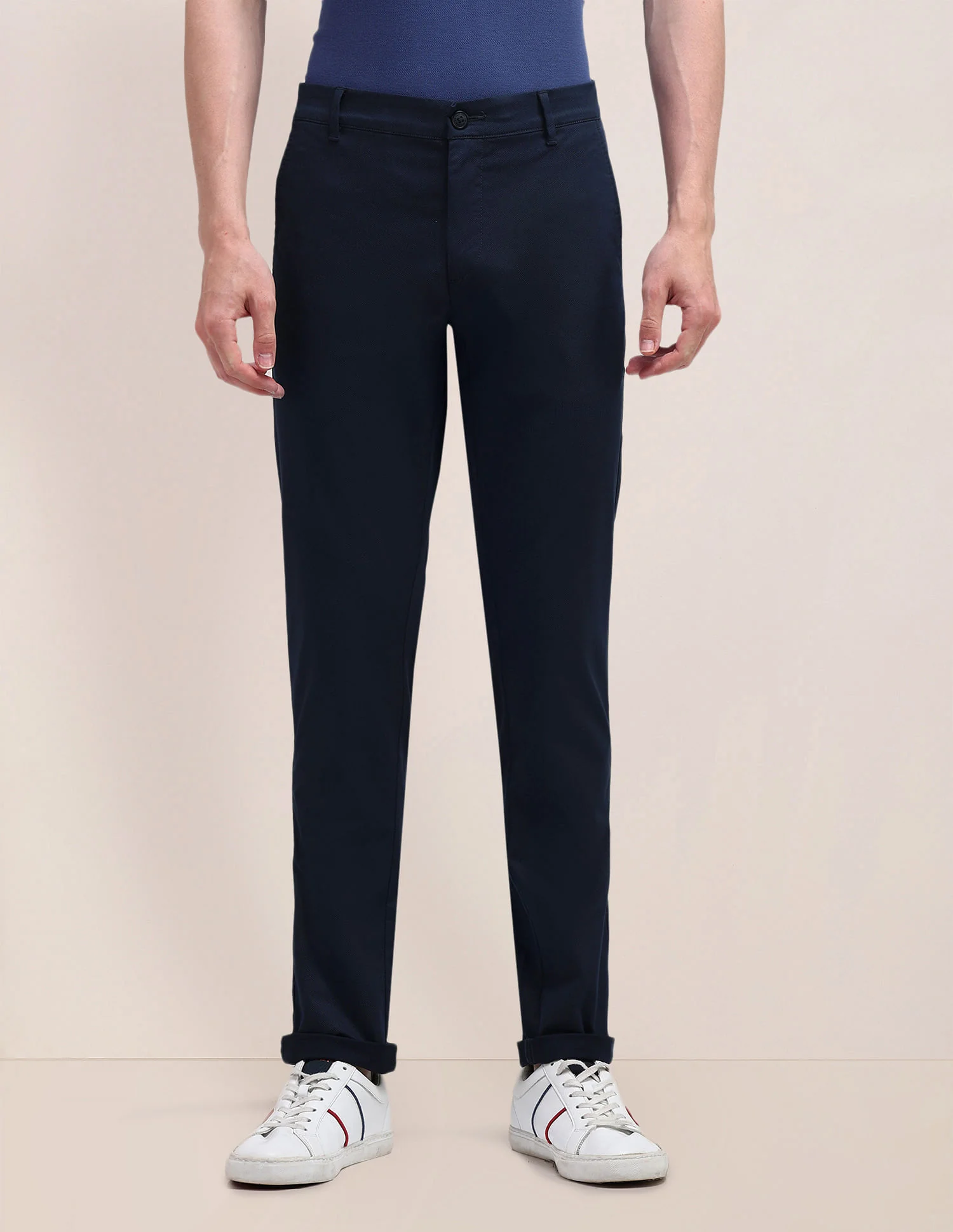 Austin Fit Solid Trousers - Image 6