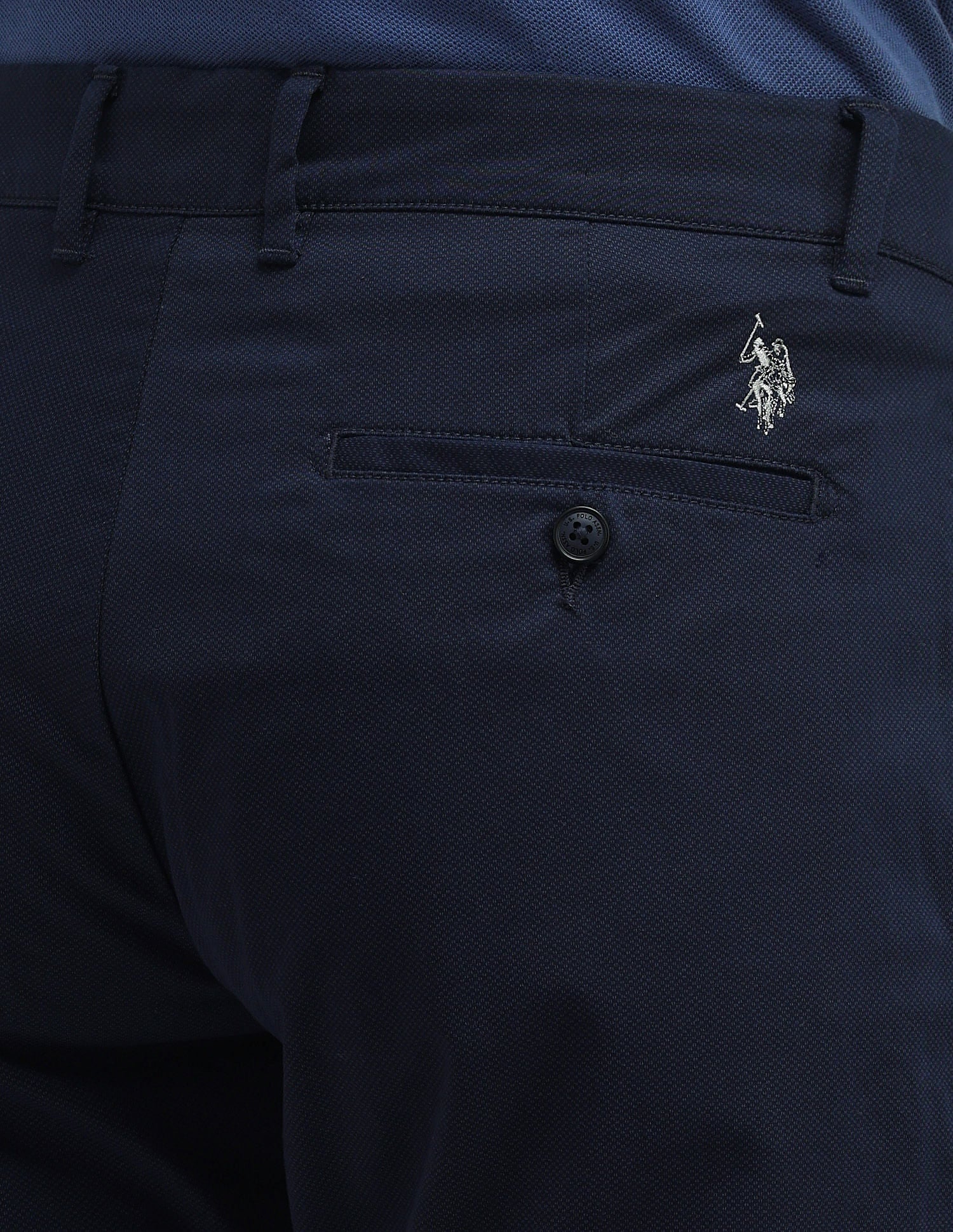 Austin Fit Solid Trousers - Image 7
