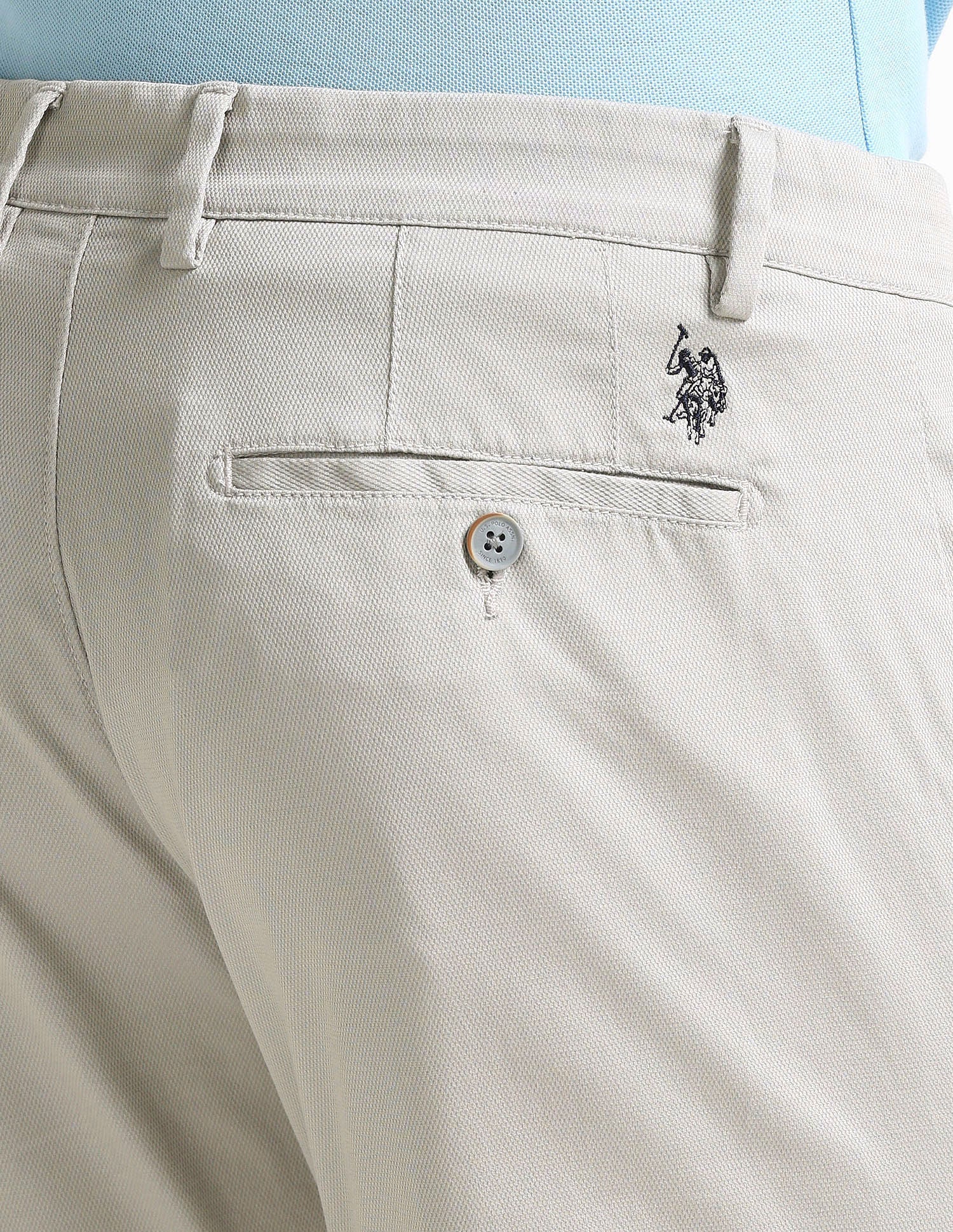 Austin Fit Solid Trousers - Image 7
