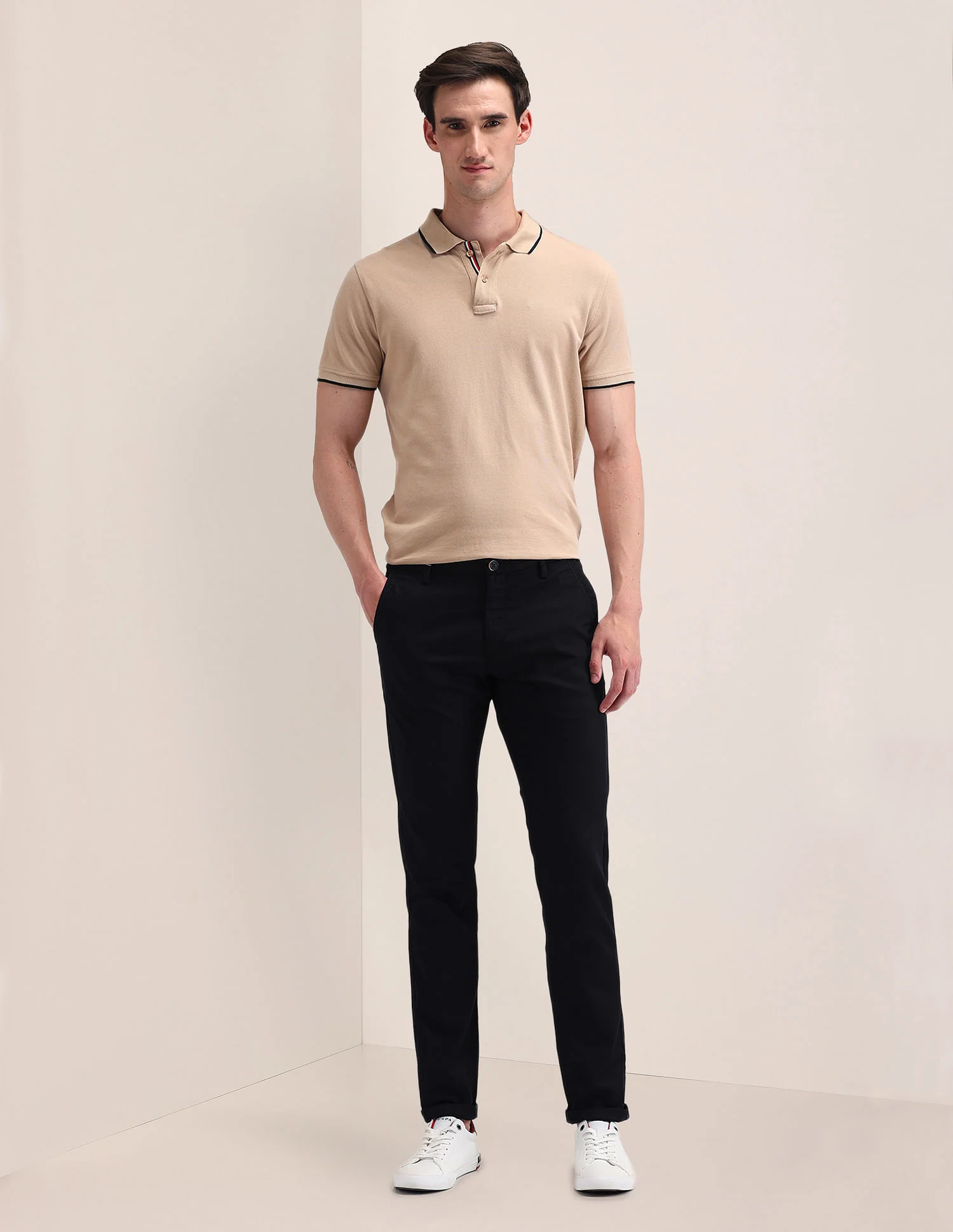 Austin Fit Solid Trousers - Image 3