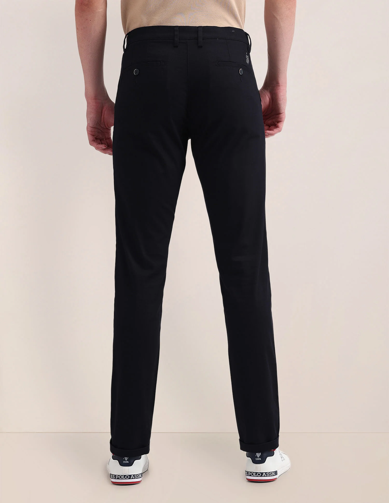 Austin Fit Solid Trousers - Image 5