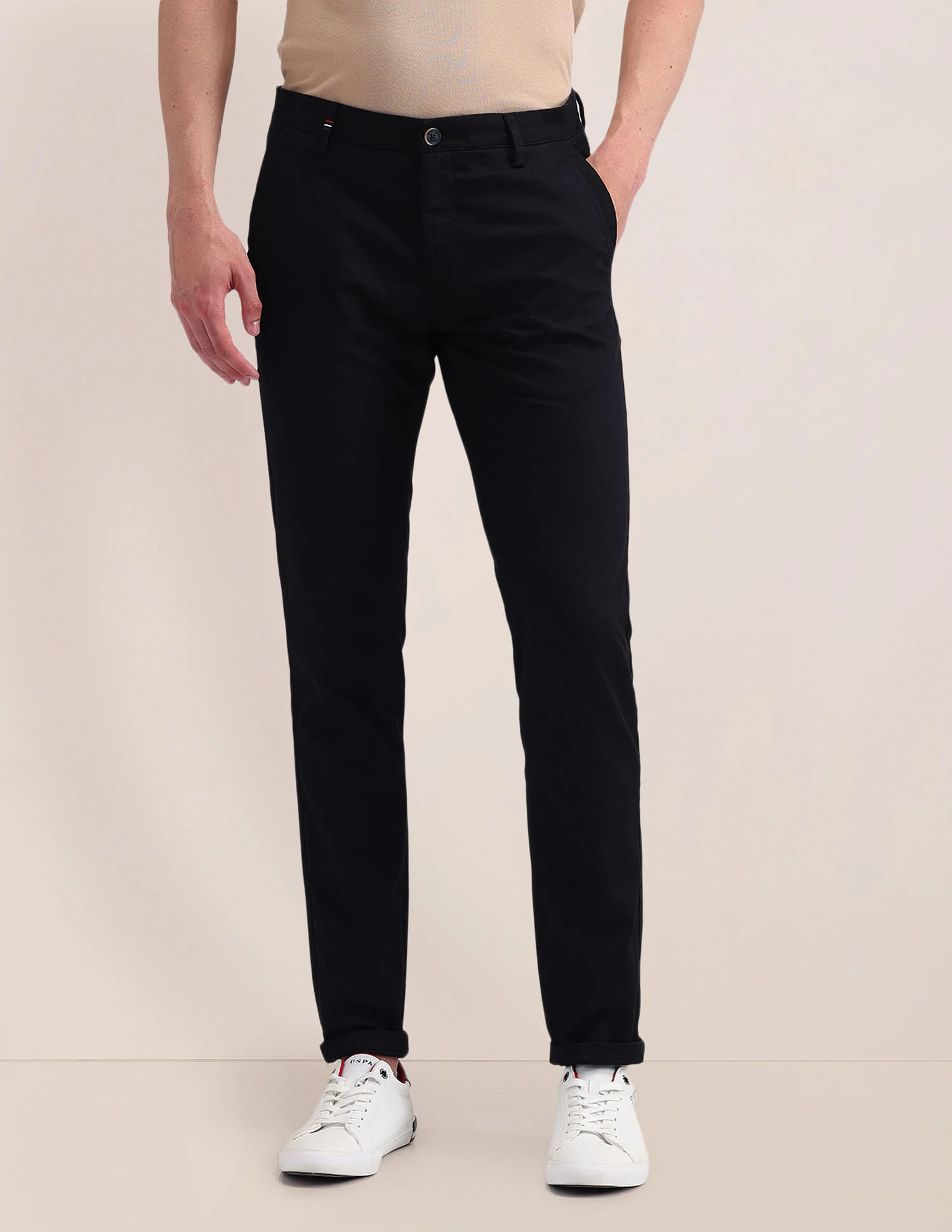 Austin Fit Solid Trousers - Image 6