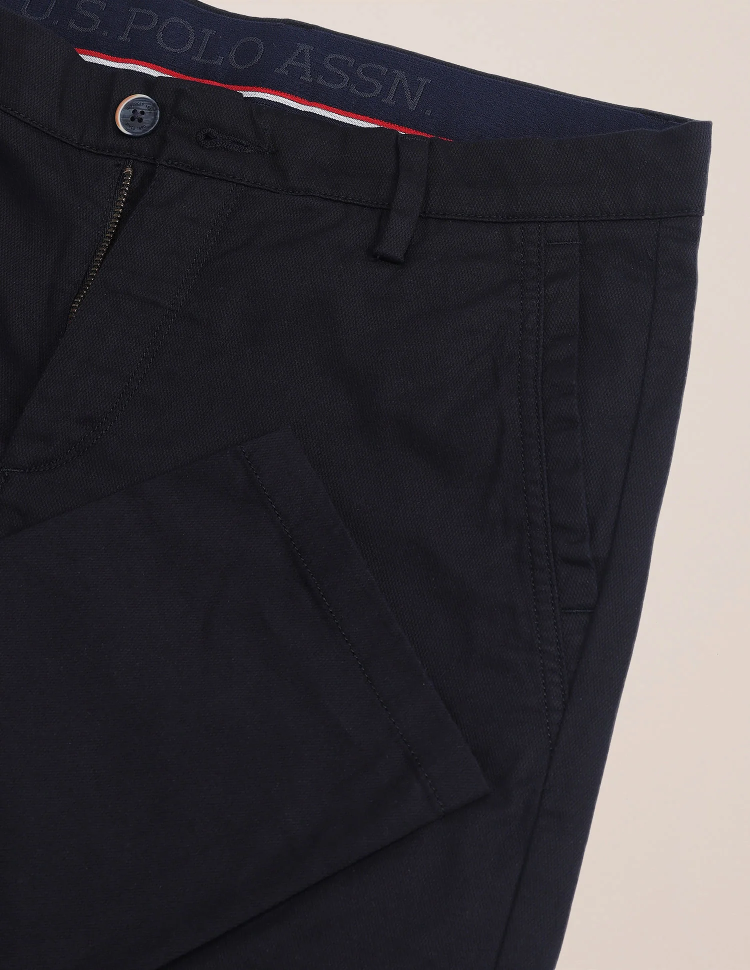 Austin Fit Solid Trousers - Image 9