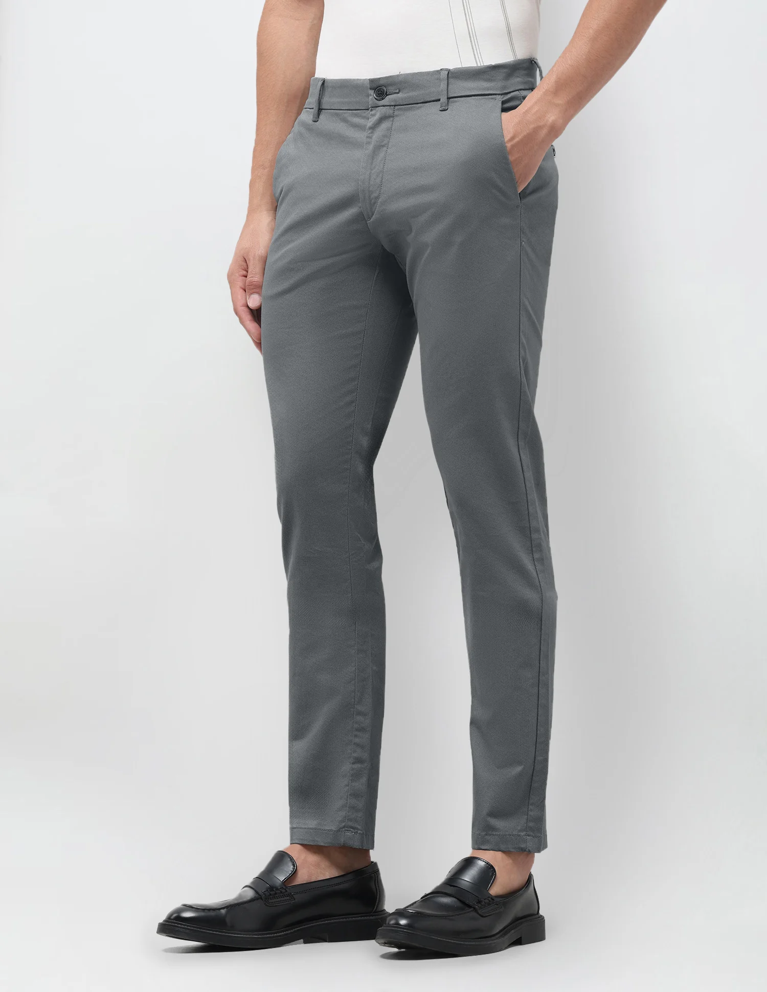Austin Slim Fit All Over Printed Trousers - Image 4