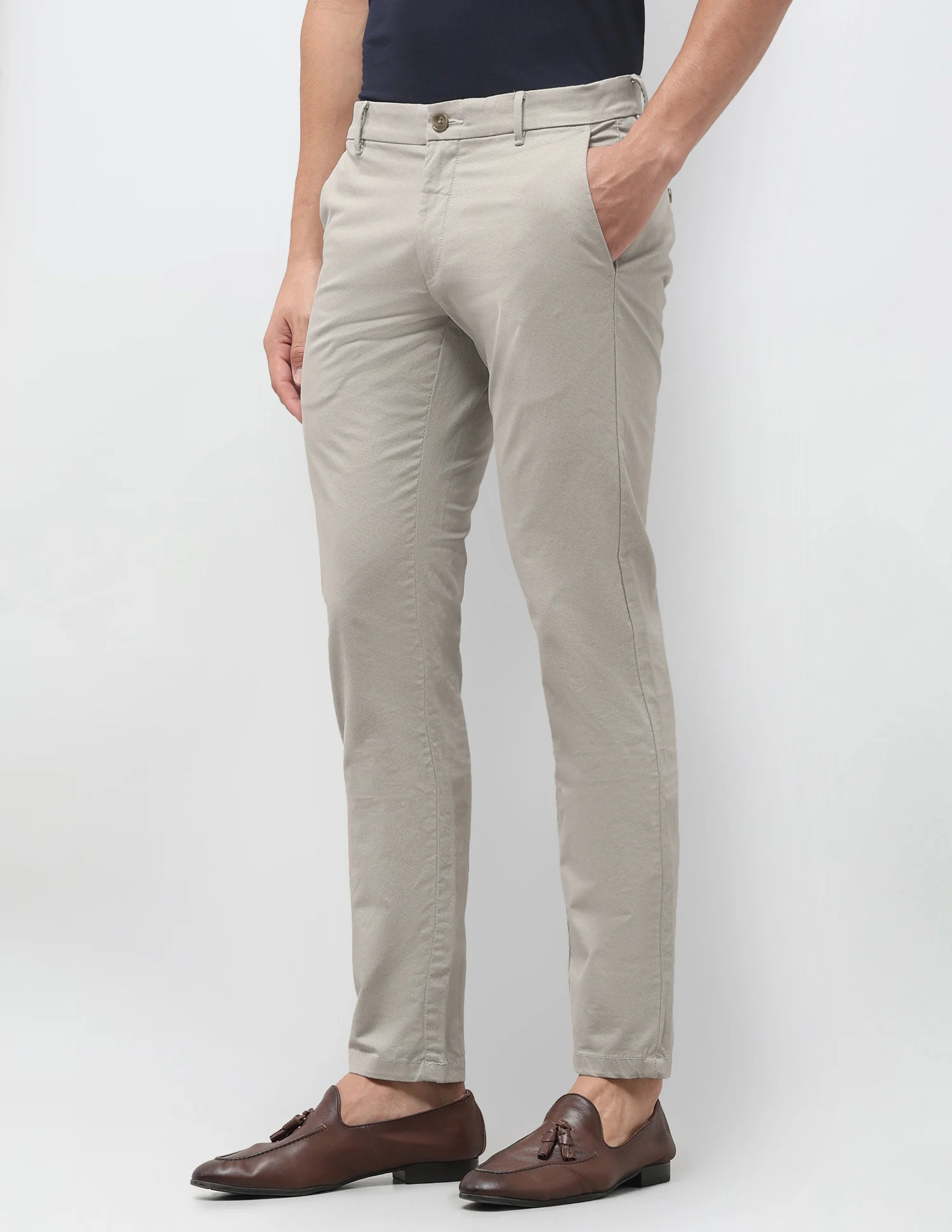 Austin Slim Fit All Over Printed Trousers - Image 4
